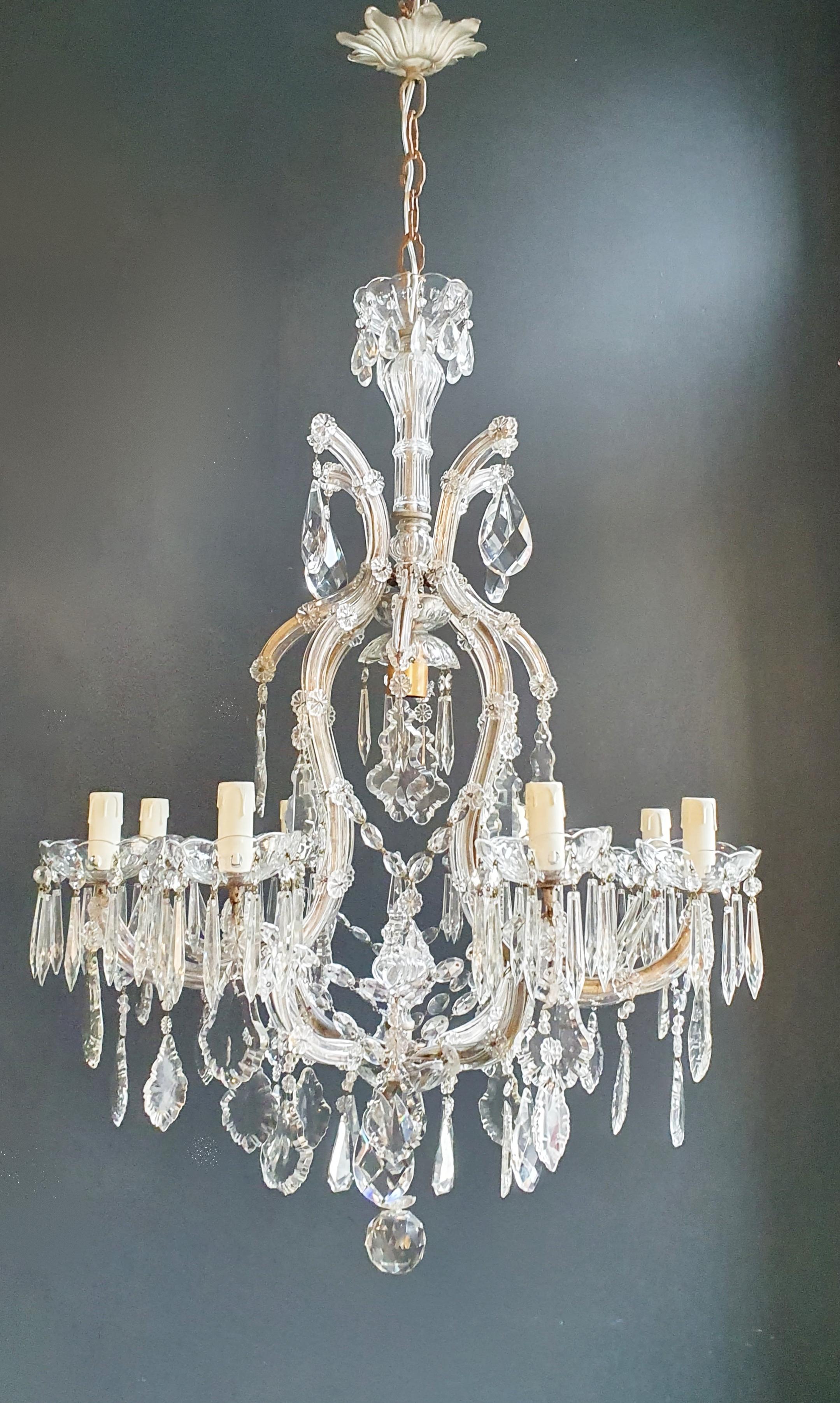 Baroque Maria Theresa Crystal Chandelier Antique Classic Clear Glass