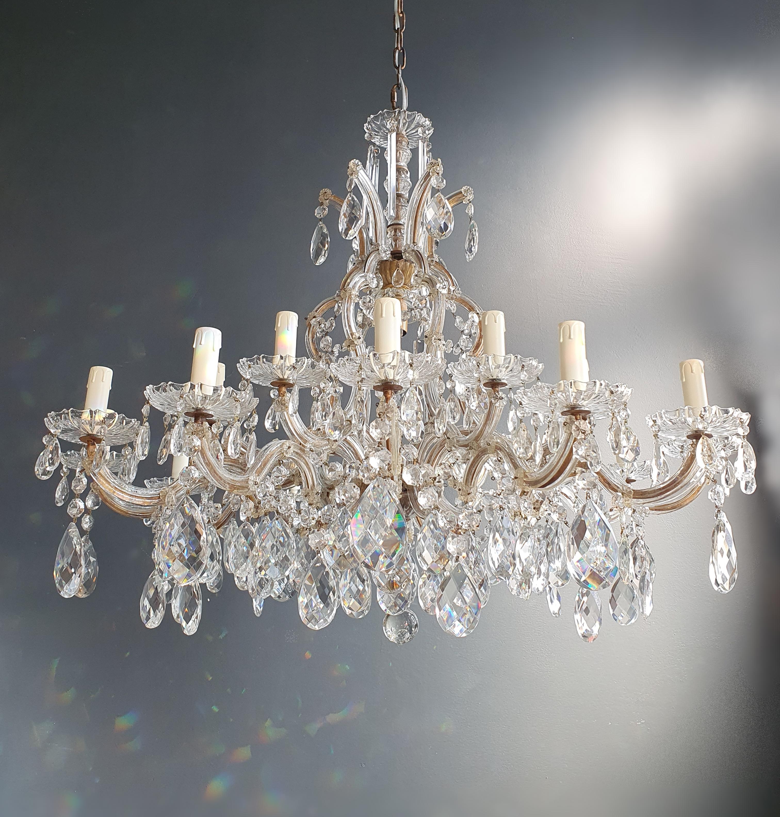 Maria Theresa Crystal Chandelier Antique Clear Classic Lustre 1
