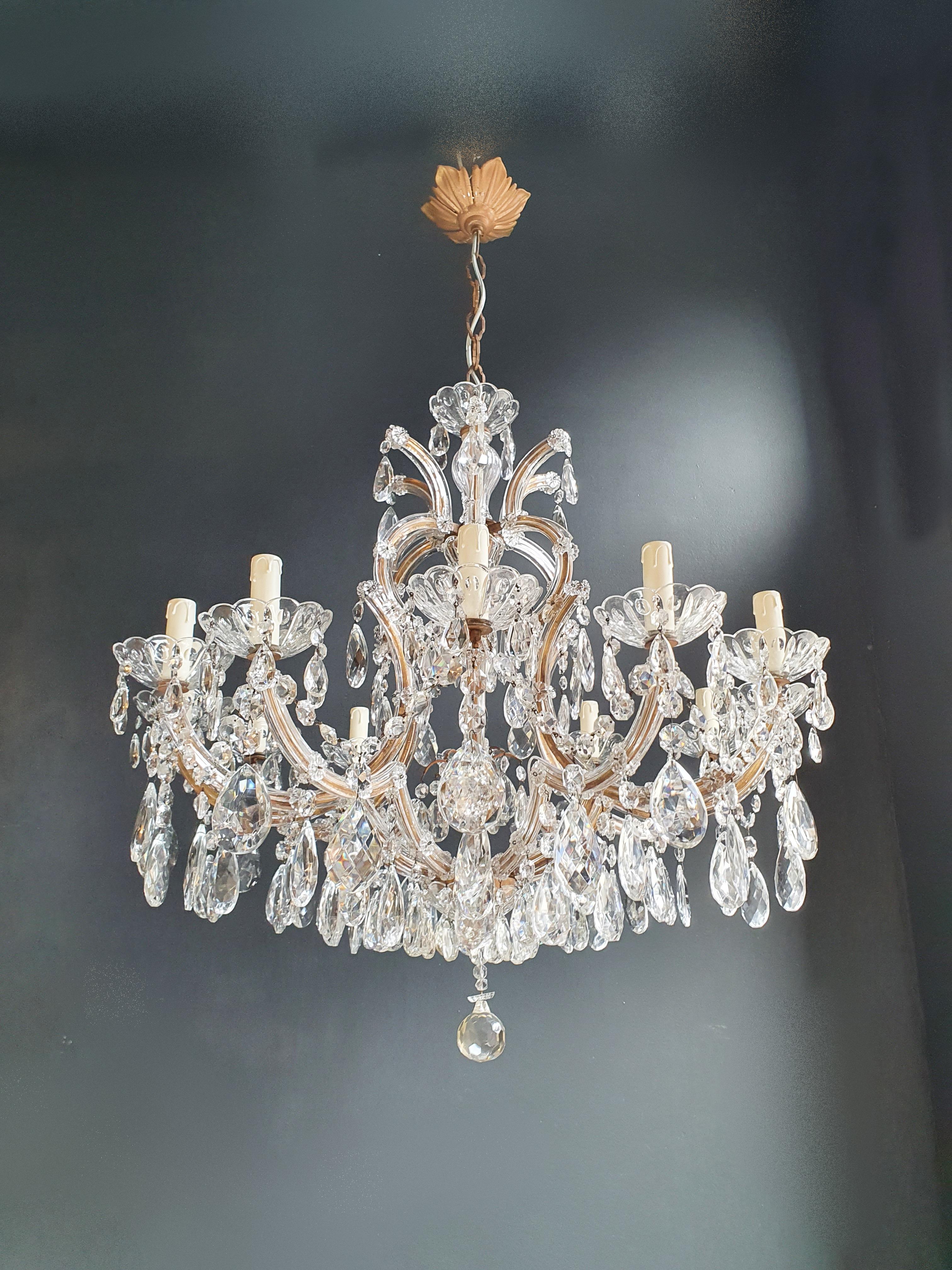 Maria Theresa Clear Crystal Chandelier Antique Ceiling Luster Glass White 2