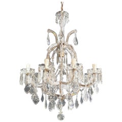 Maria Theresa Crystal Chandelier Antique Ceiling Lamp Luster Art Nouveau