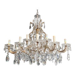 Maria Theresa Crystal Chandelier Vintage Clear Classic