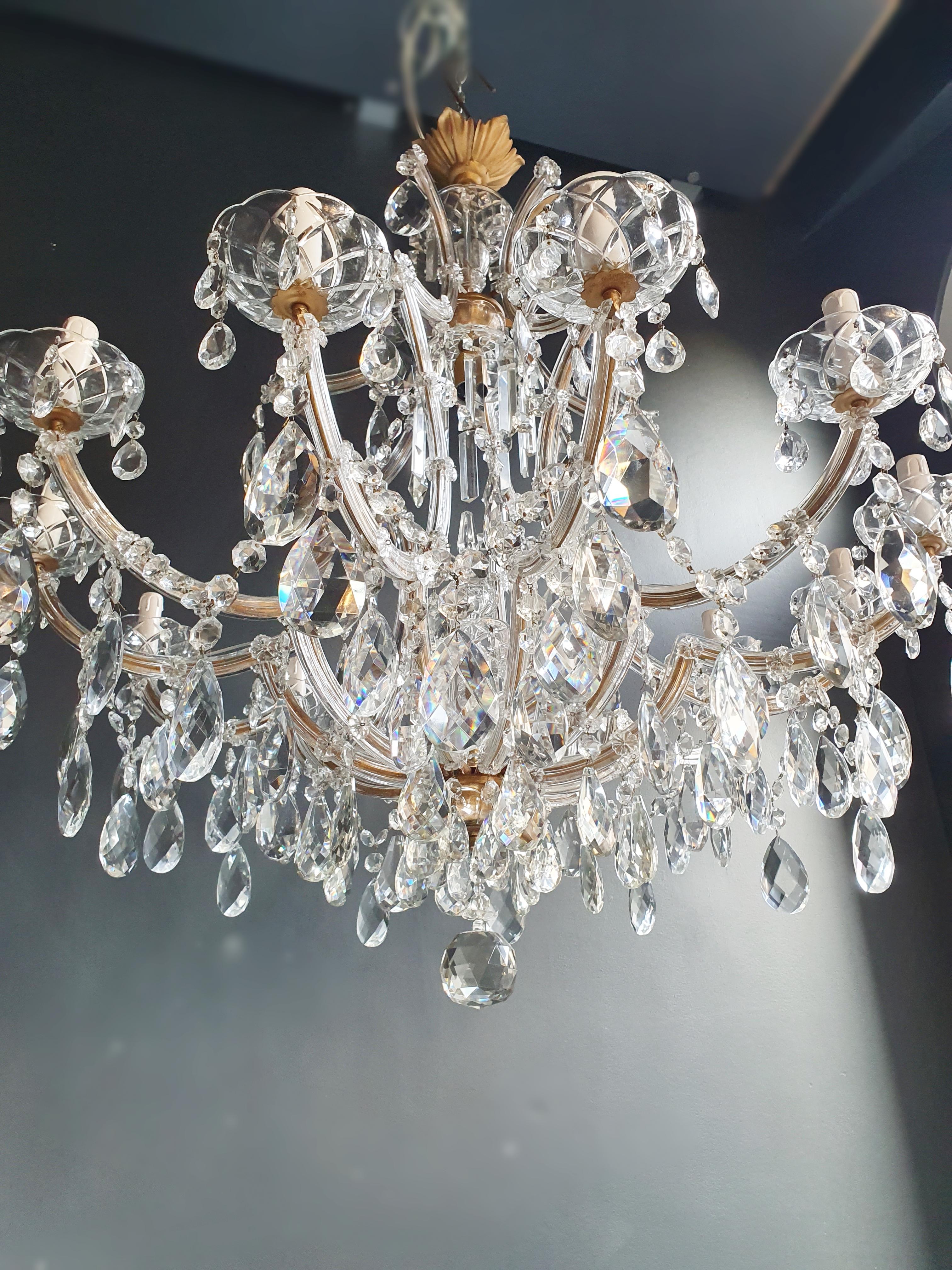 Maria Theresa Crystal Chandelier Antique Ceiling Lamp Lustre Art Nouveau 2