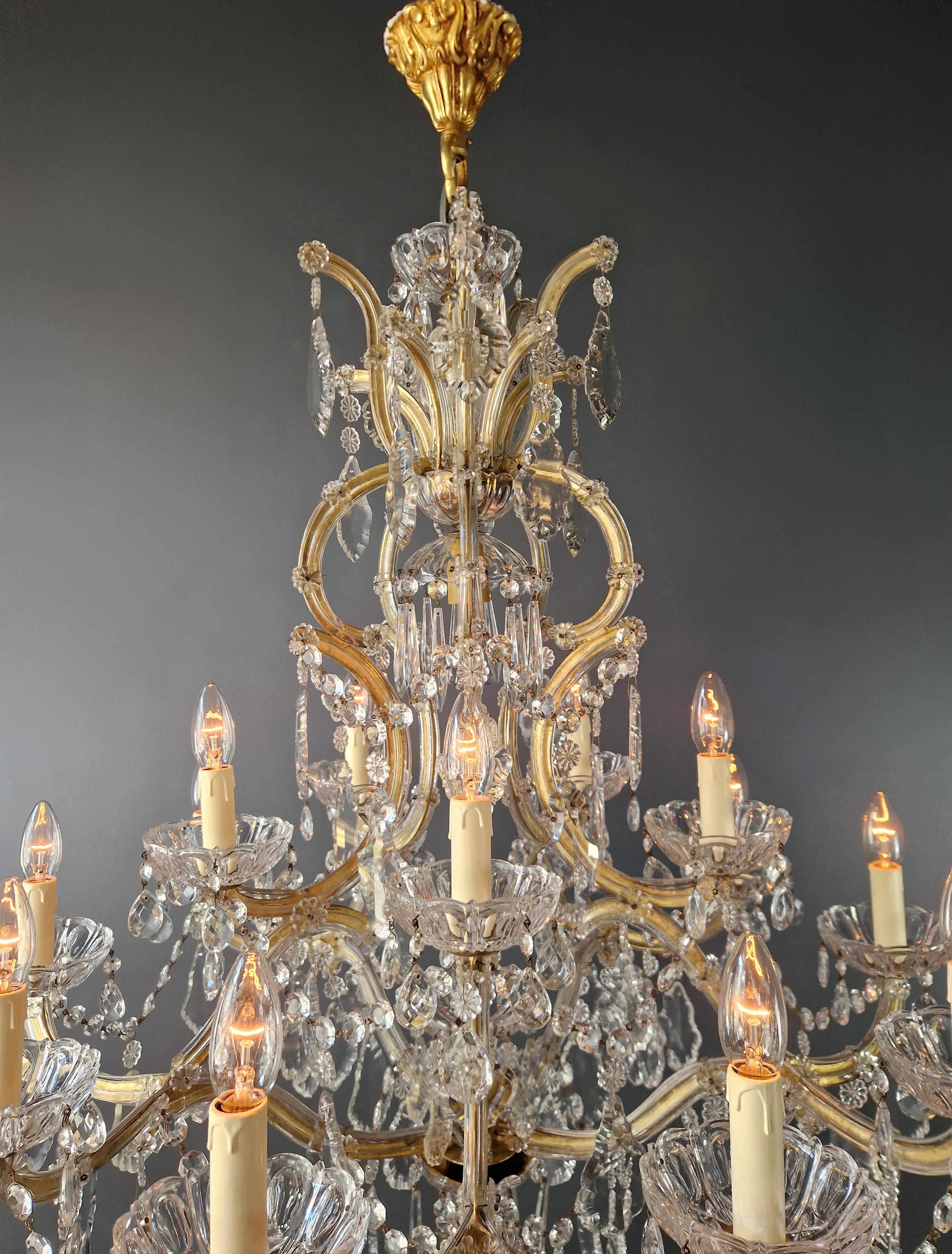 Plafonnier ancien en cristal Lustre Art Nouveau Marie-Thérèse en vente 5