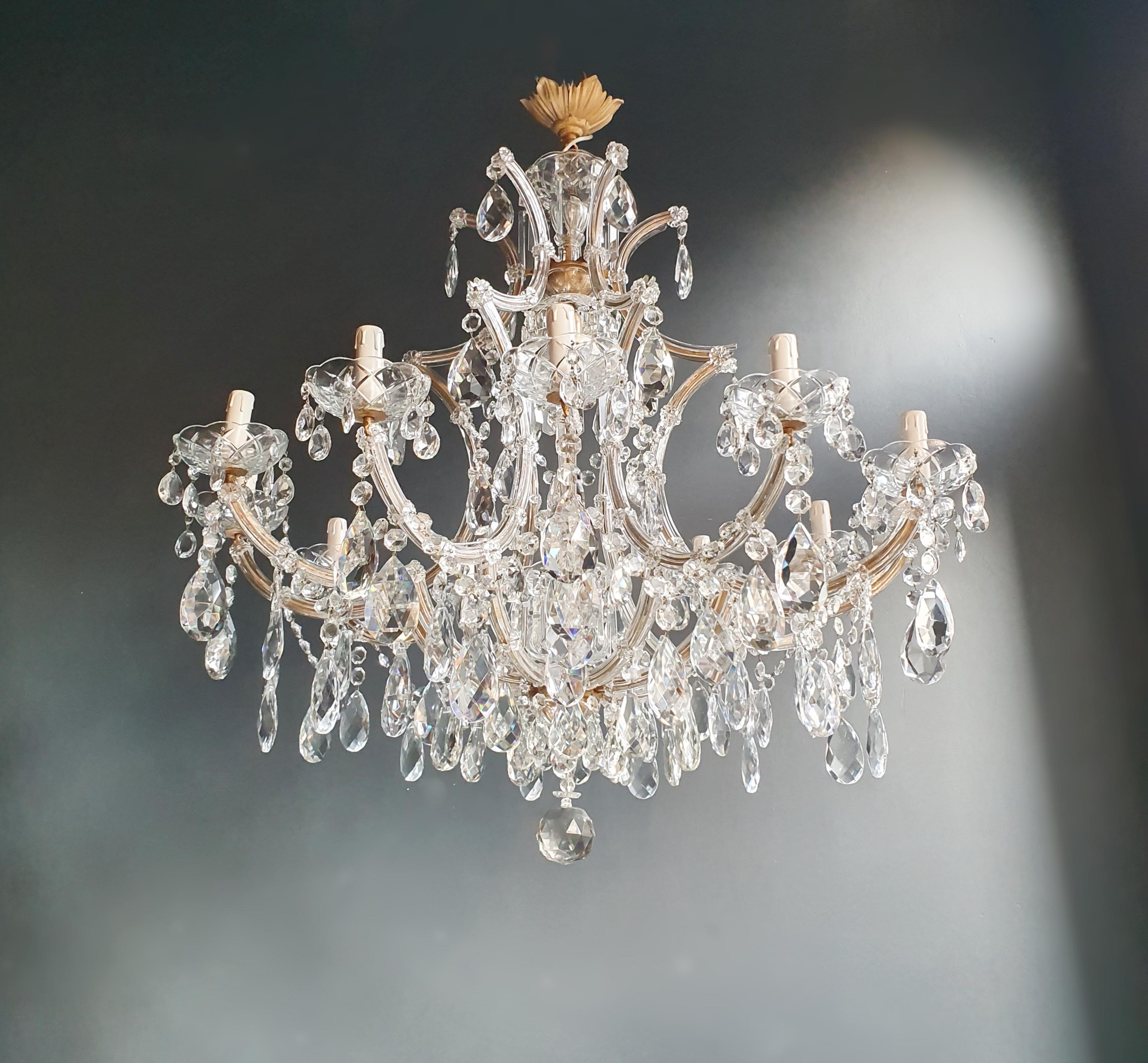 Baroque Maria Theresa Crystal Chandelier Antique Ceiling Lamp Lustre Art Nouveau