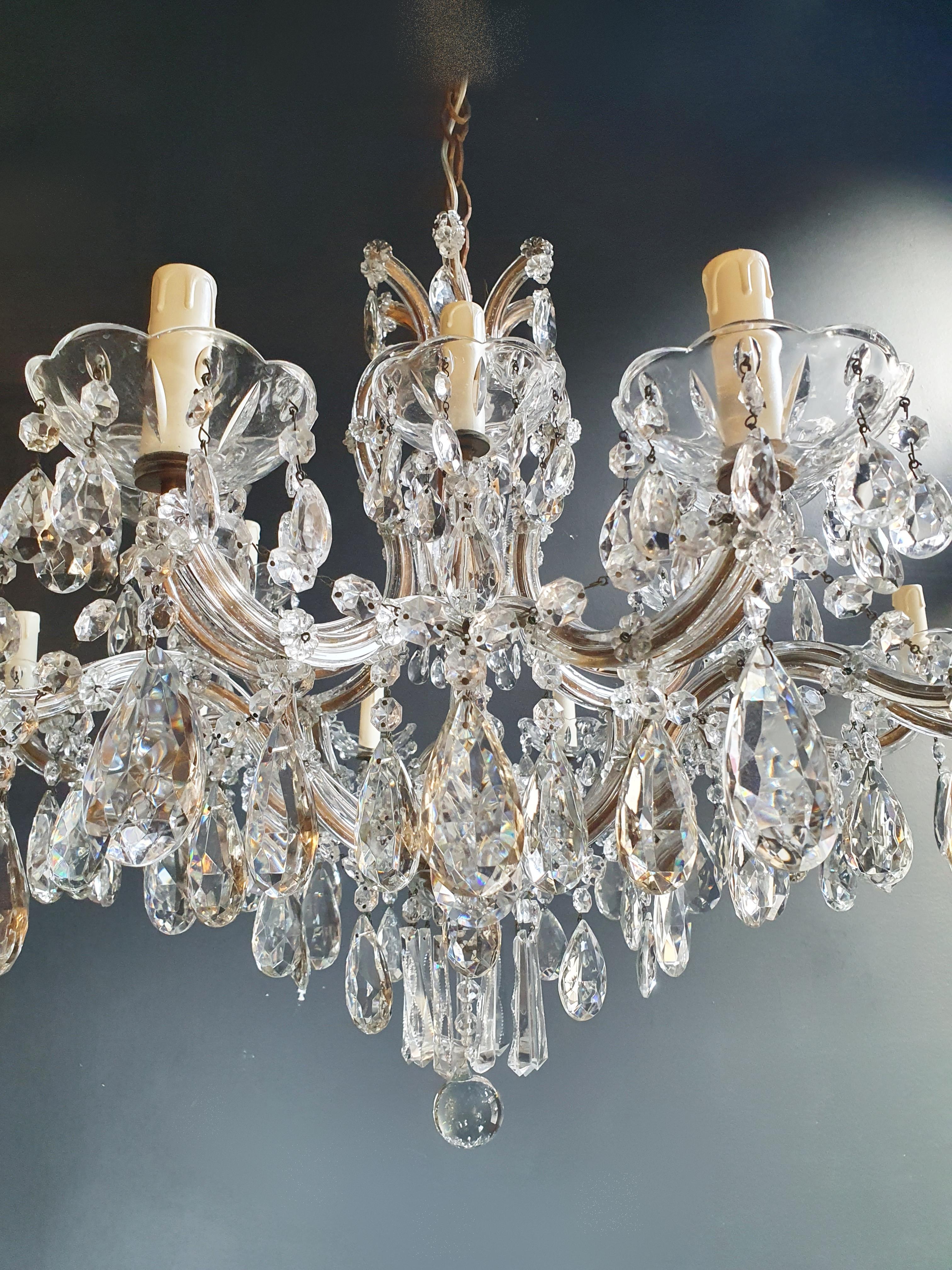 Baroque Maria Theresa Crystal Chandelier Antique Ceiling Lamp Luster Art Nouveau