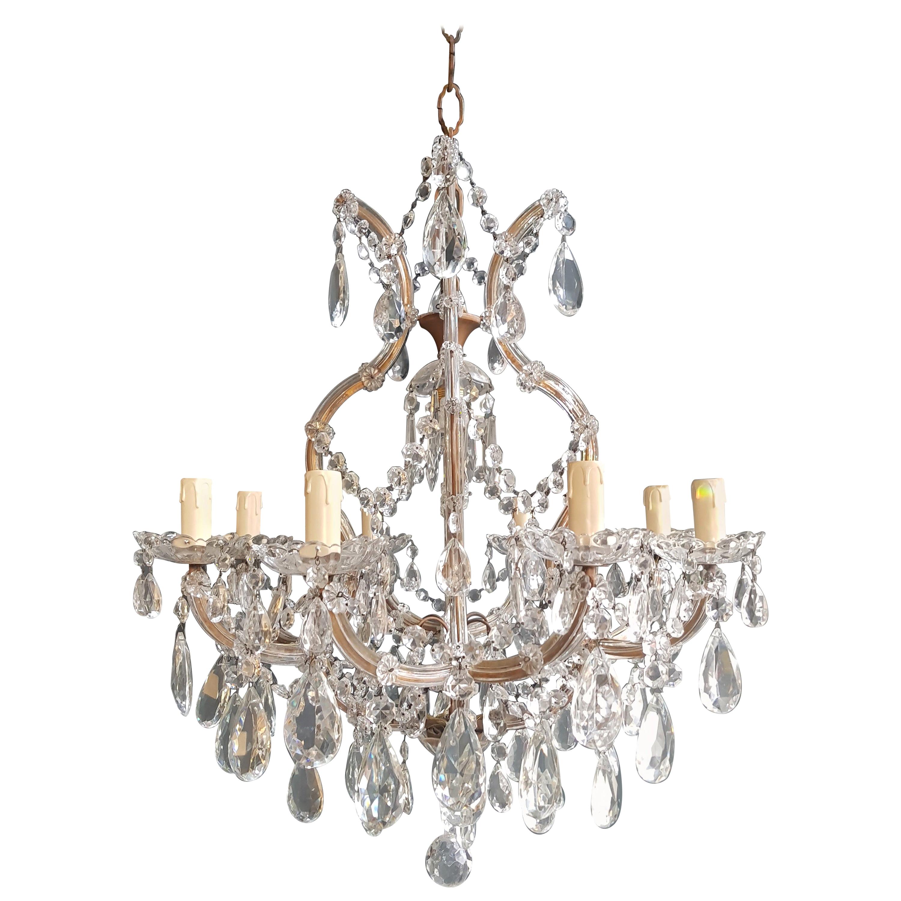 Maria Theresa Crystal Chandelier Antique Ceiling Lamp Lustre Art Nouveau