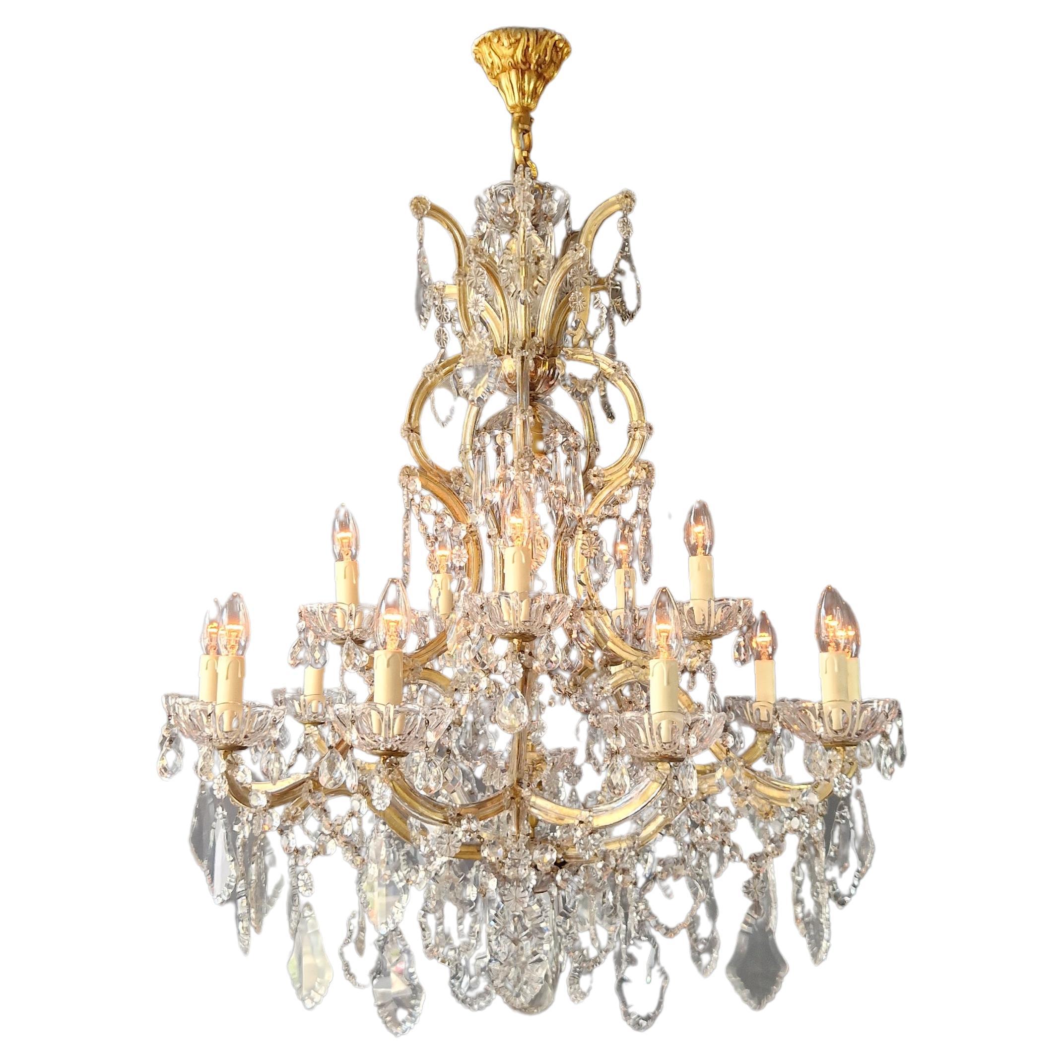 Maria Theresa Crystal Chandelier Antique Ceiling Lamp Lustre Art Nouveau