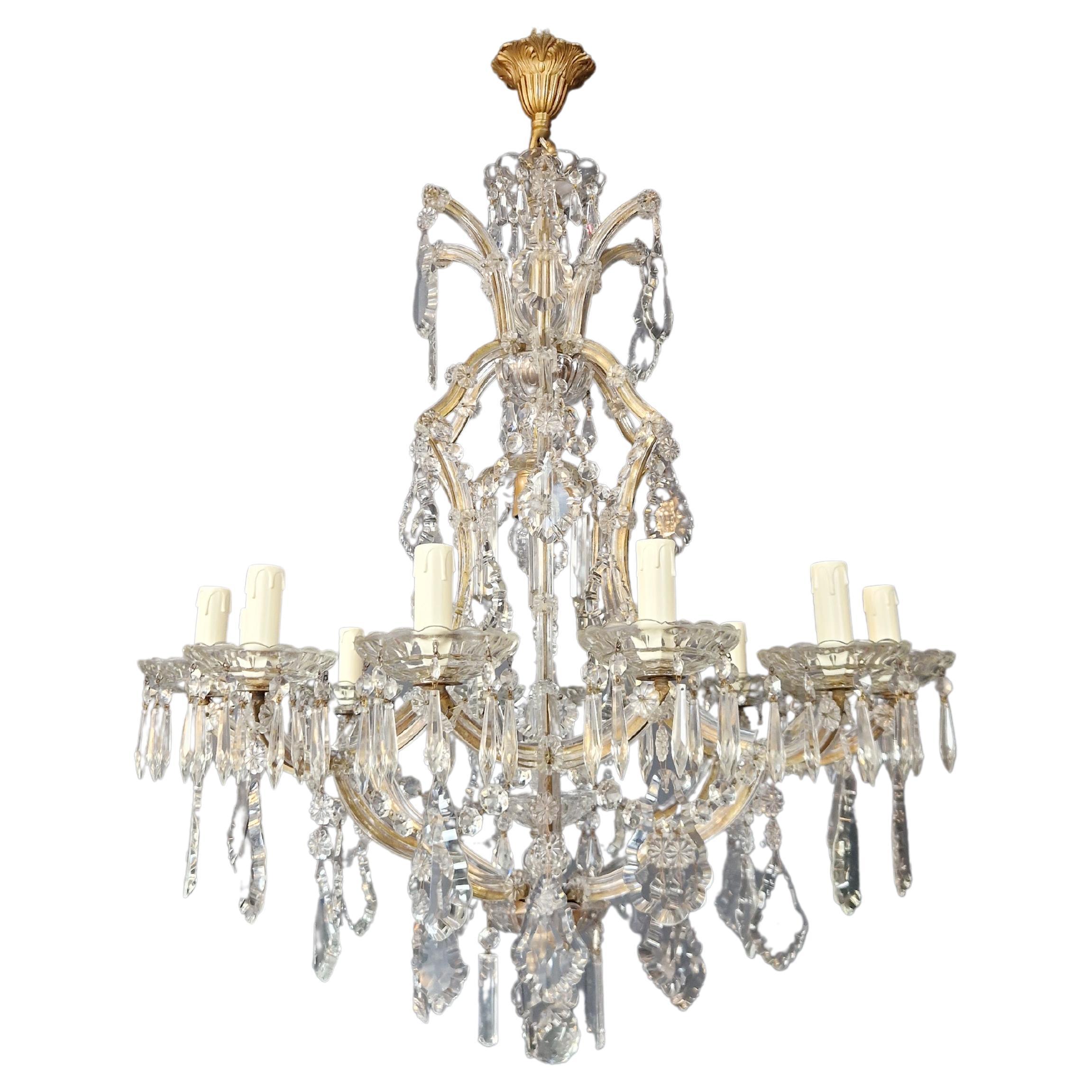 Maria Theresa Crystal Chandelier Antique Classic Clear Glass For Sale