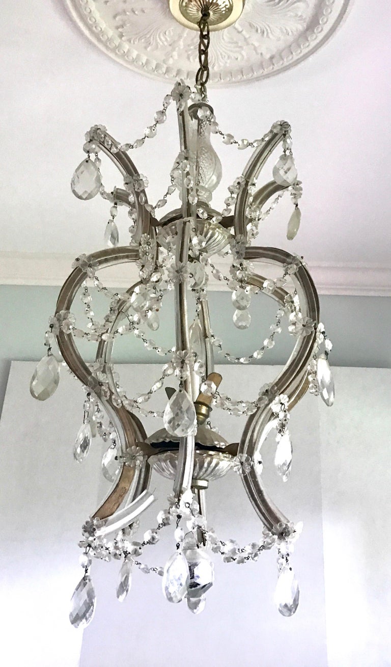 Maria Theresa Crystal Chandelier Made In Italy For Sale At 1stDibs