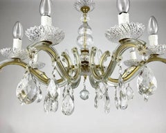 Maria Theresa Style Large Crystal Chandelier, 1970s