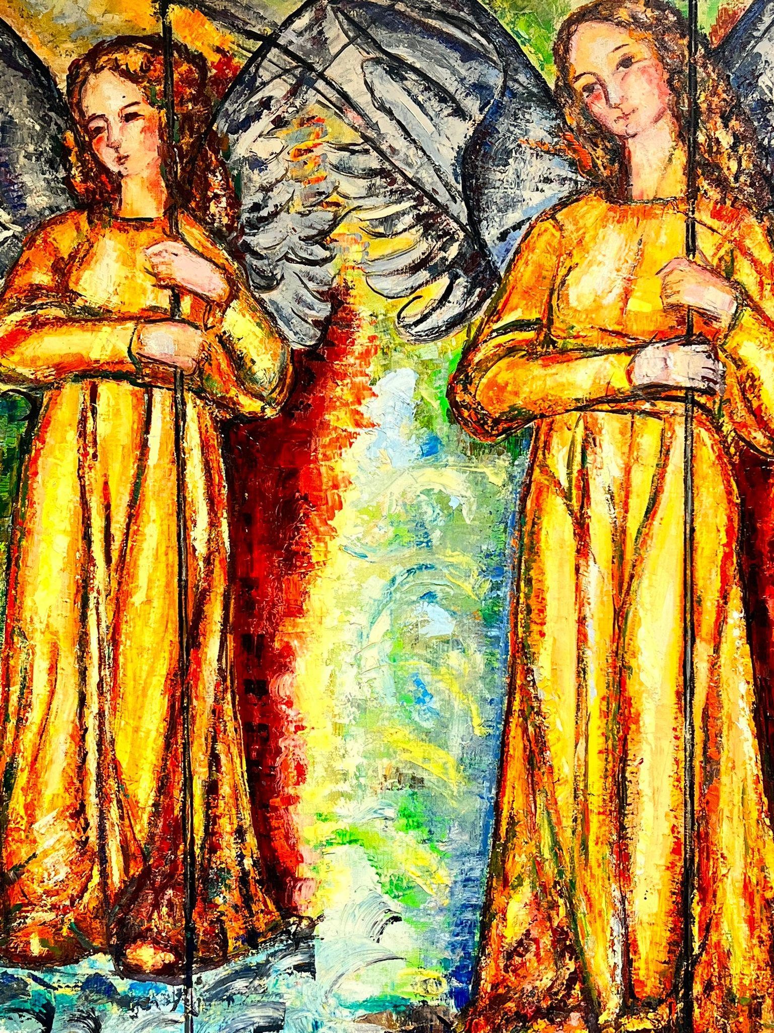 painting of two angels