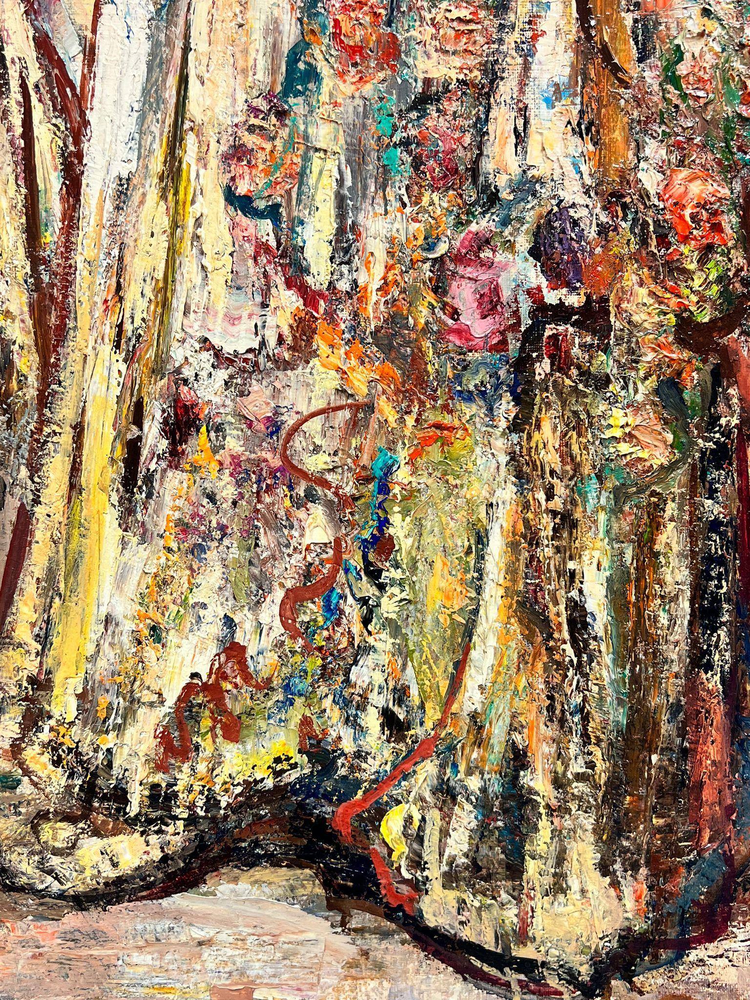 The Courtship
by Maria Tort Xirau (Catalan, 1924-2018)
signed lower corner
dated 1991
oil painting on canvas, framed

canvas: 42 x 29.5 inches
framed: 48 x 36 inches

Very good condition. 

Provenance: from the artists estate, France

Maria Tort