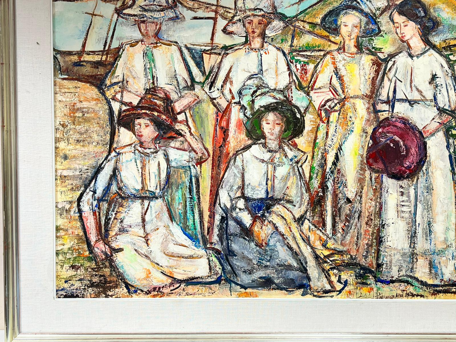The Group Portrait
by Maria Tort Xirau (Catalan, 1924-2018)
signed lower corner
dated 1991
oil painting on canvas, framed

canvas: 42 x 52 inches
framed: 33 x 43 inches

Very good condition. 

Provenance: from the artists estate, France

Maria Tort
