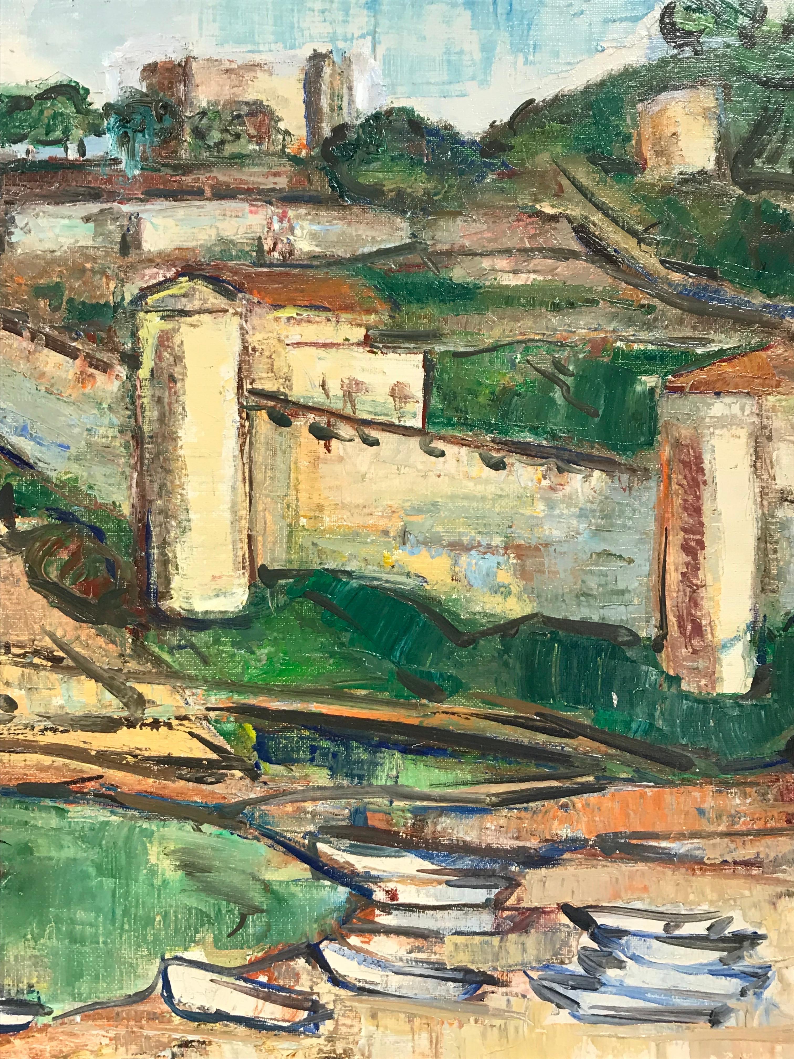 The Old Fortress
by Maria Tort Xirau (Catalan, 1924-2018)
signed lower corner
dated 1993
oil painting on canvas, unframed

canvas: 20 x 29 inches

Very good condition. 

Provenance: from the artists estate, France

Maria Tort Xirau ( Figueres , 26