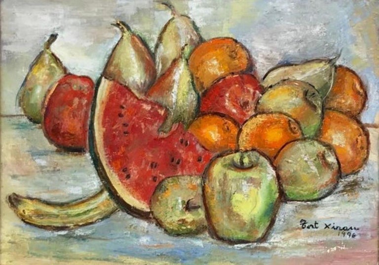 Vintage Fruit Painting - 601 For Sale on 1stDibs