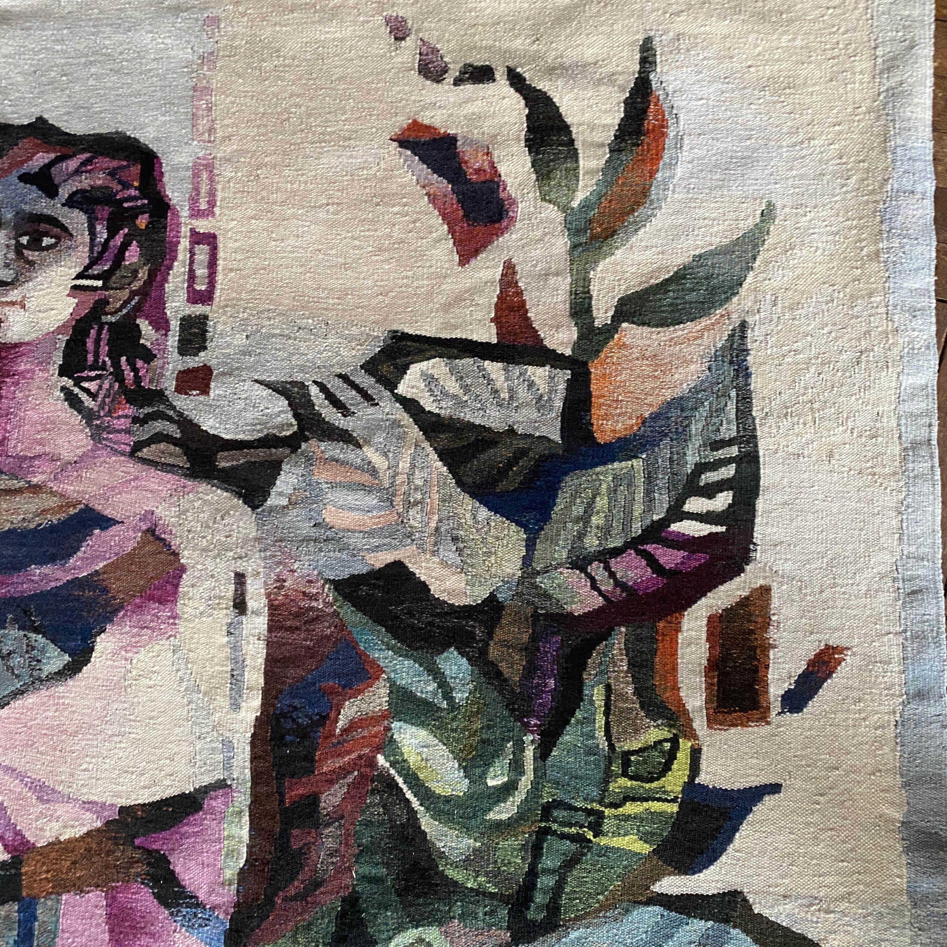 Maria Tury, Handwoven Tapestry for Hungarian Ministry of Culture, Hungary, 1984 For Sale 5