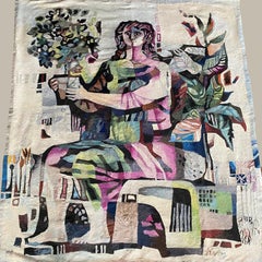 Maria Tury, Handwoven Tapestry for Hungarian Ministry of Culture, Hungary, 1984