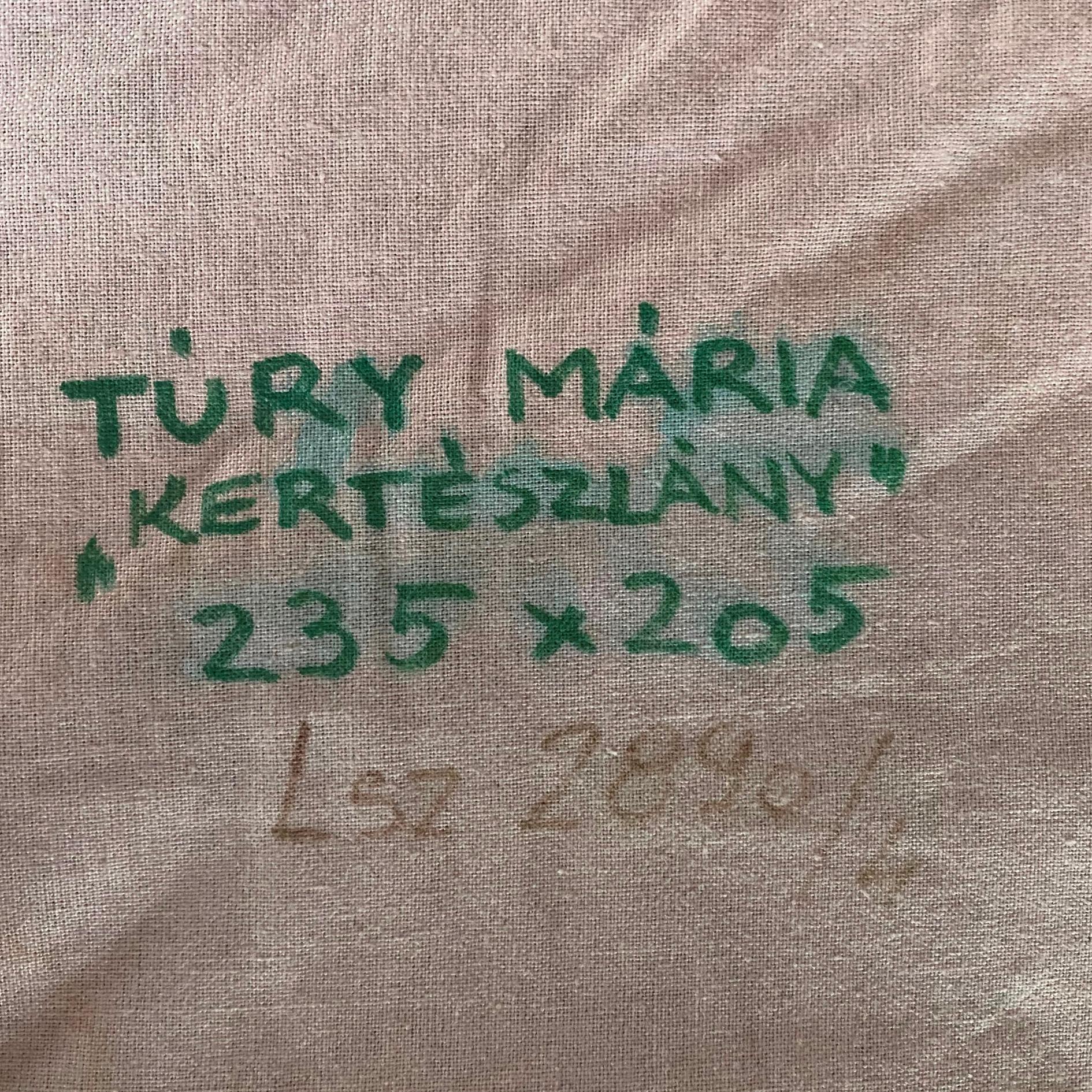 Maria Tury, Handwoven Tapestry for Hungarian Ministry of Culture, Hungary, 1984 For Sale 14