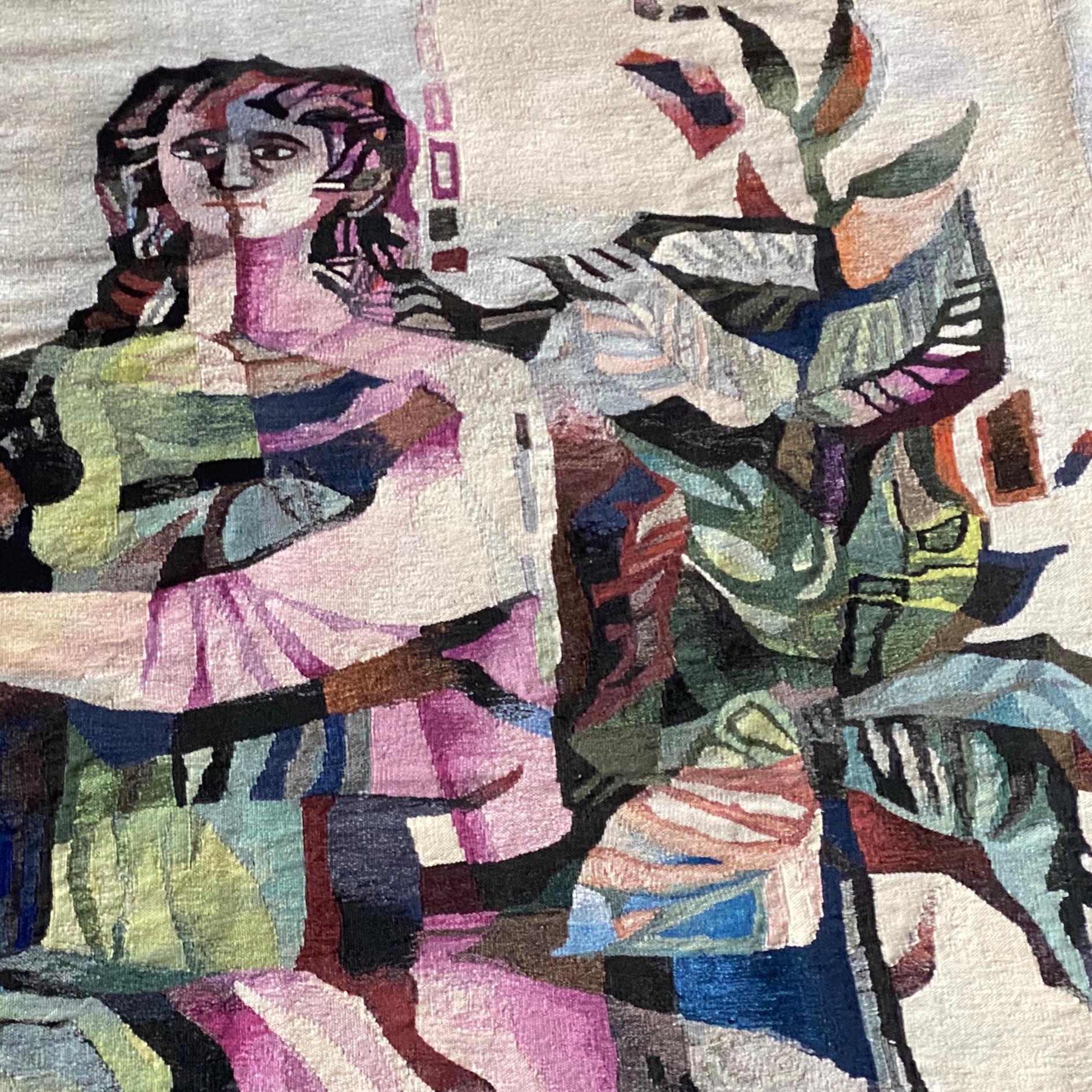 Hand-Woven Maria Tury, Handwoven Tapestry for Hungarian Ministry of Culture, Hungary, 1984 For Sale