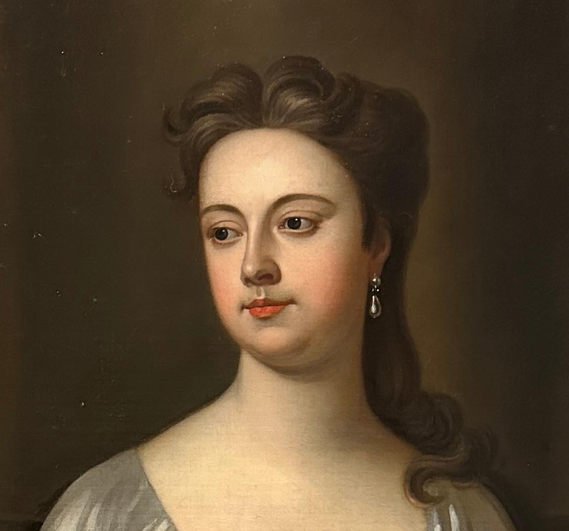 Early 18th century portrait painting of Henrietta Paulet, Duchess of Bolton  - Old Masters Painting by Maria Verelst
