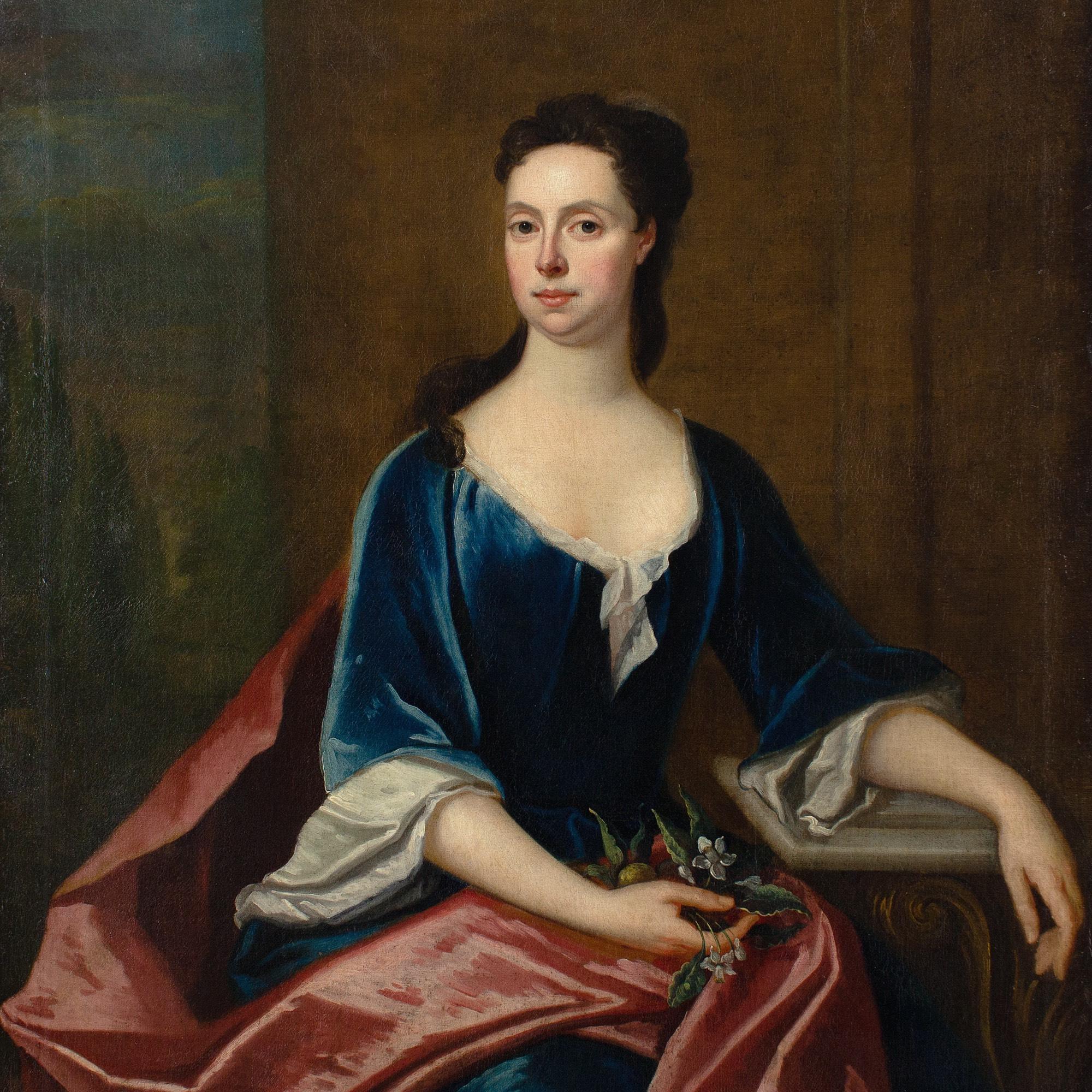 Maria Verelst (Circle), Portrait Of Miss Richards For Sale 4