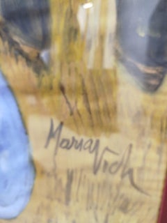 Maria Vich 6 Original painting. framed