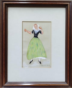 Maria Vich  Mallorca  Original pastel painting. framed