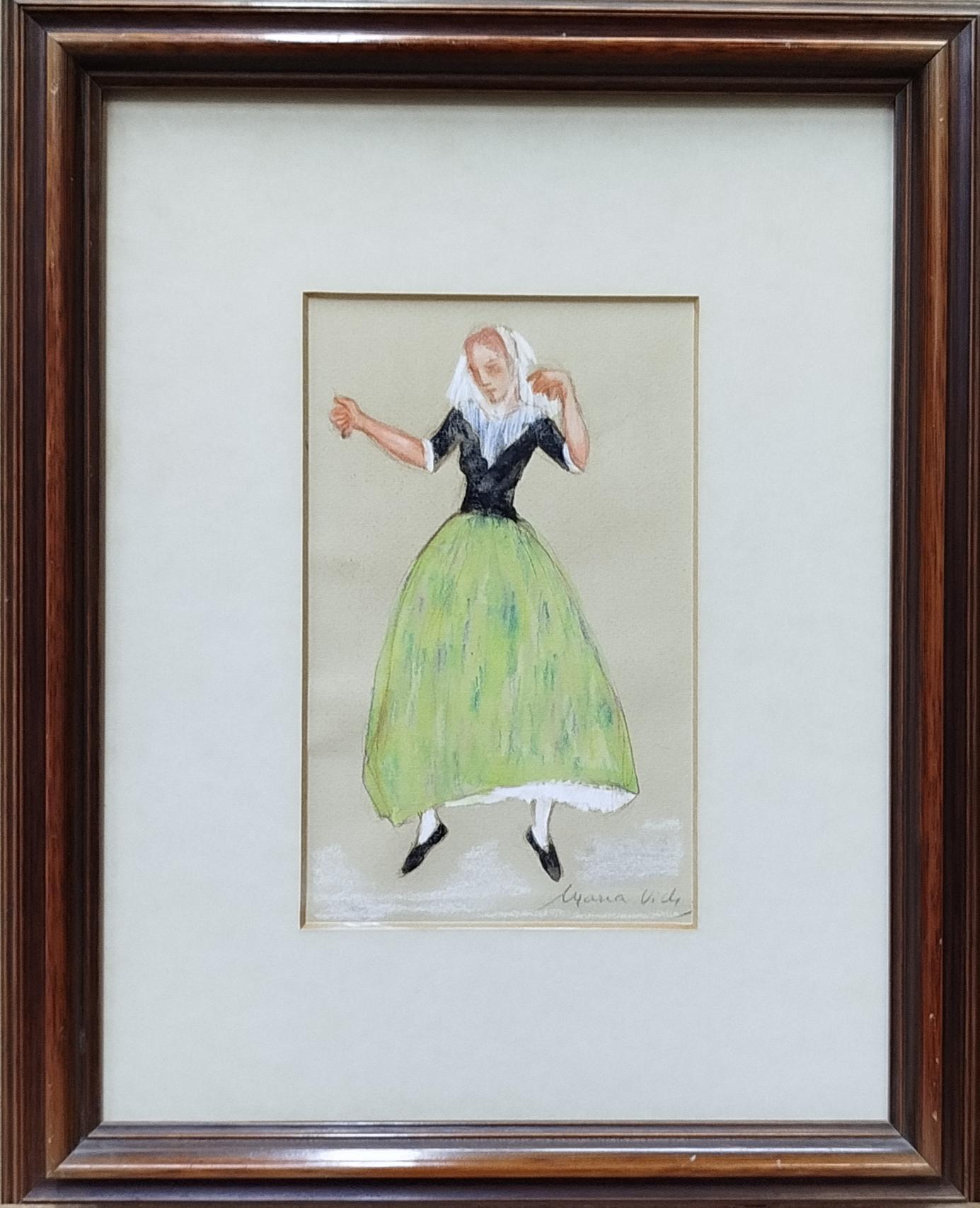  Pintura al pastel original. enmarcada
Maria Vich es una artista de las Islas Baleares. Influida por su maestro Tito mCittadini, centra su obra en reflejar el entorno rural, sus trabajadores, sus paisajes. Con un impresionismo lírico y suave,