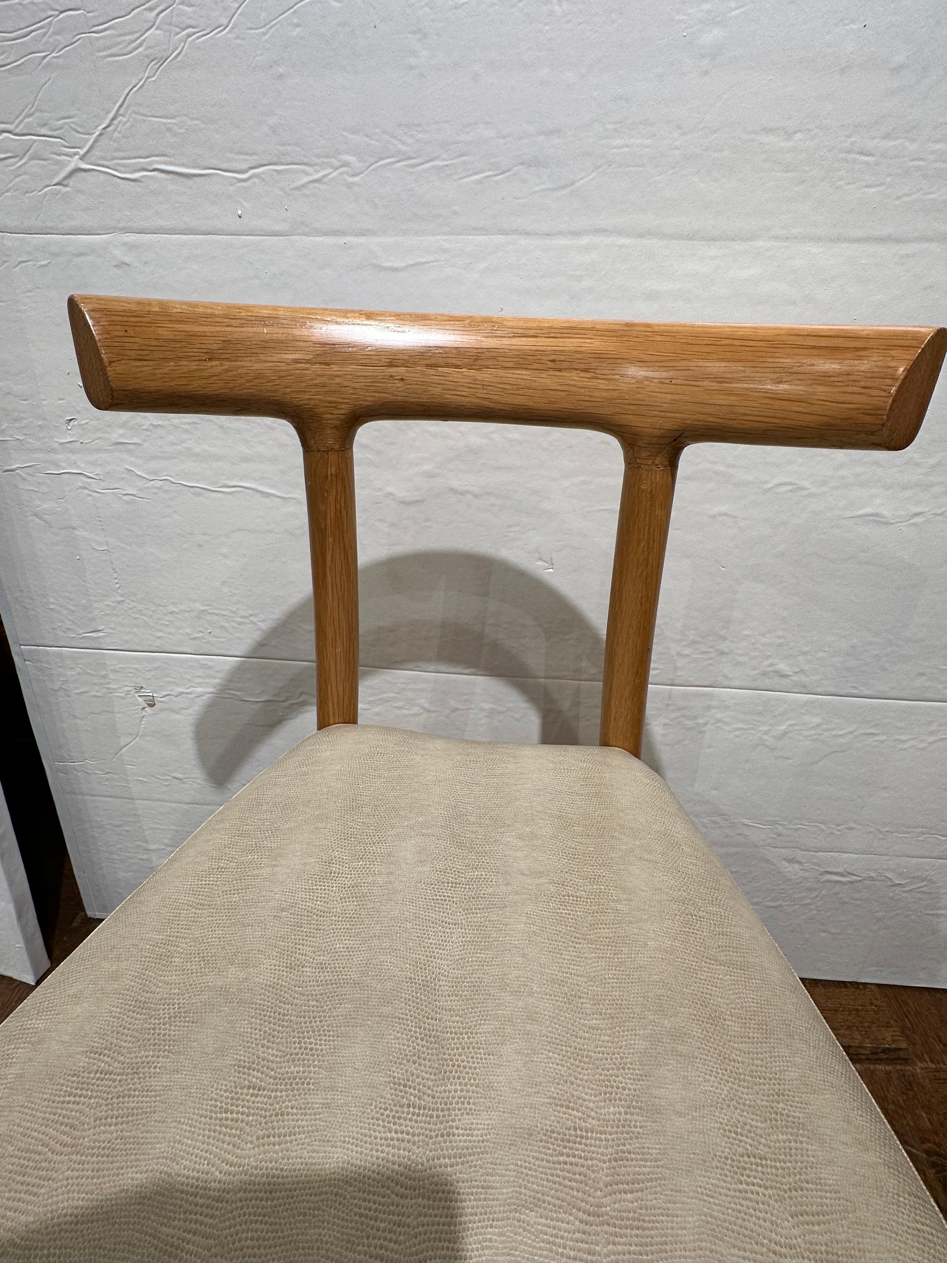 Hand-Crafted Yoke Back Mid Century Style Dining Chairs, Set of 6