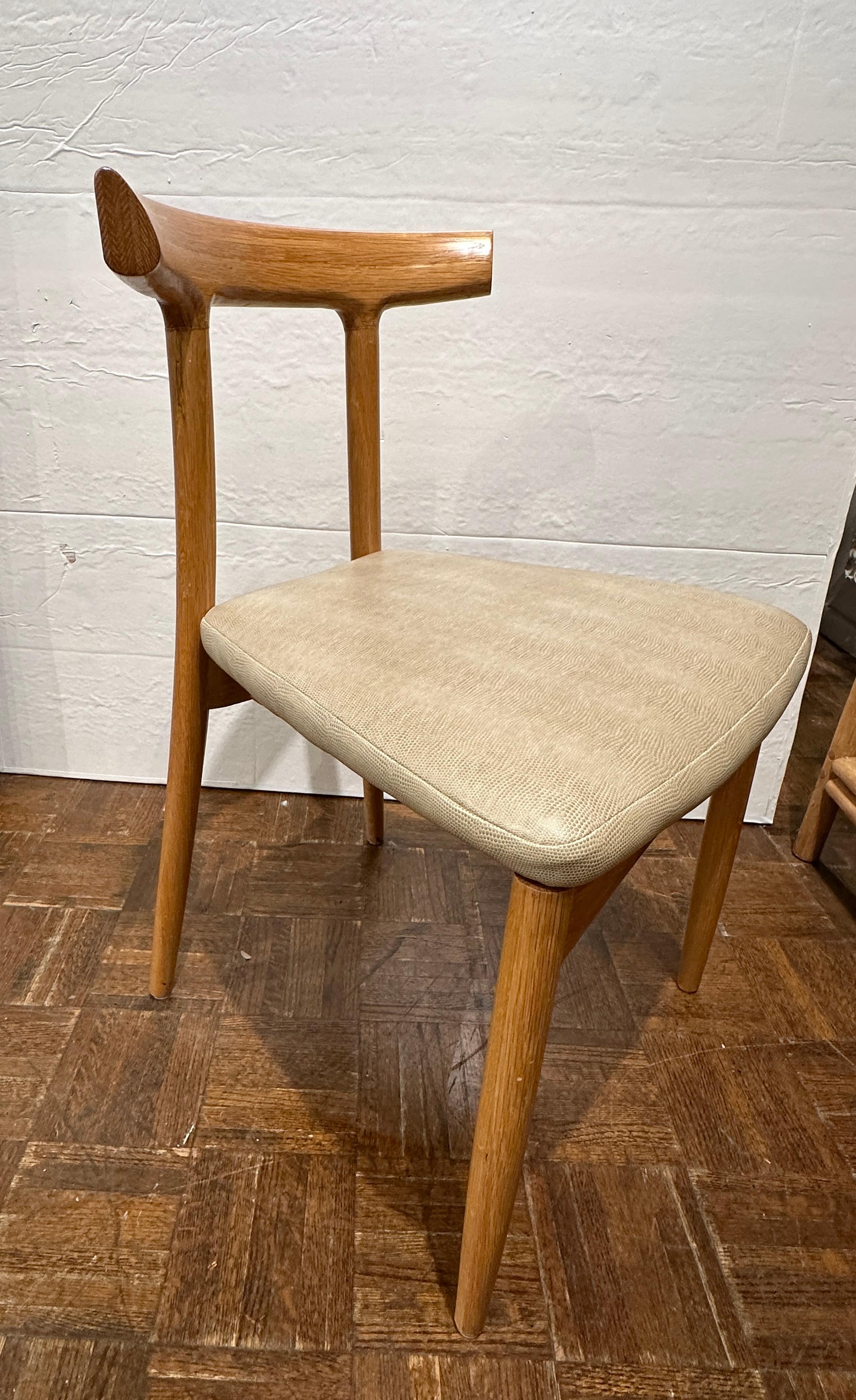 Yoke Back Mid Century Style Dining Chairs, Set of 6 1