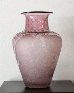 Marialyce Hawke (1941) American Cameo Glass Mid Century Modern Art Deco