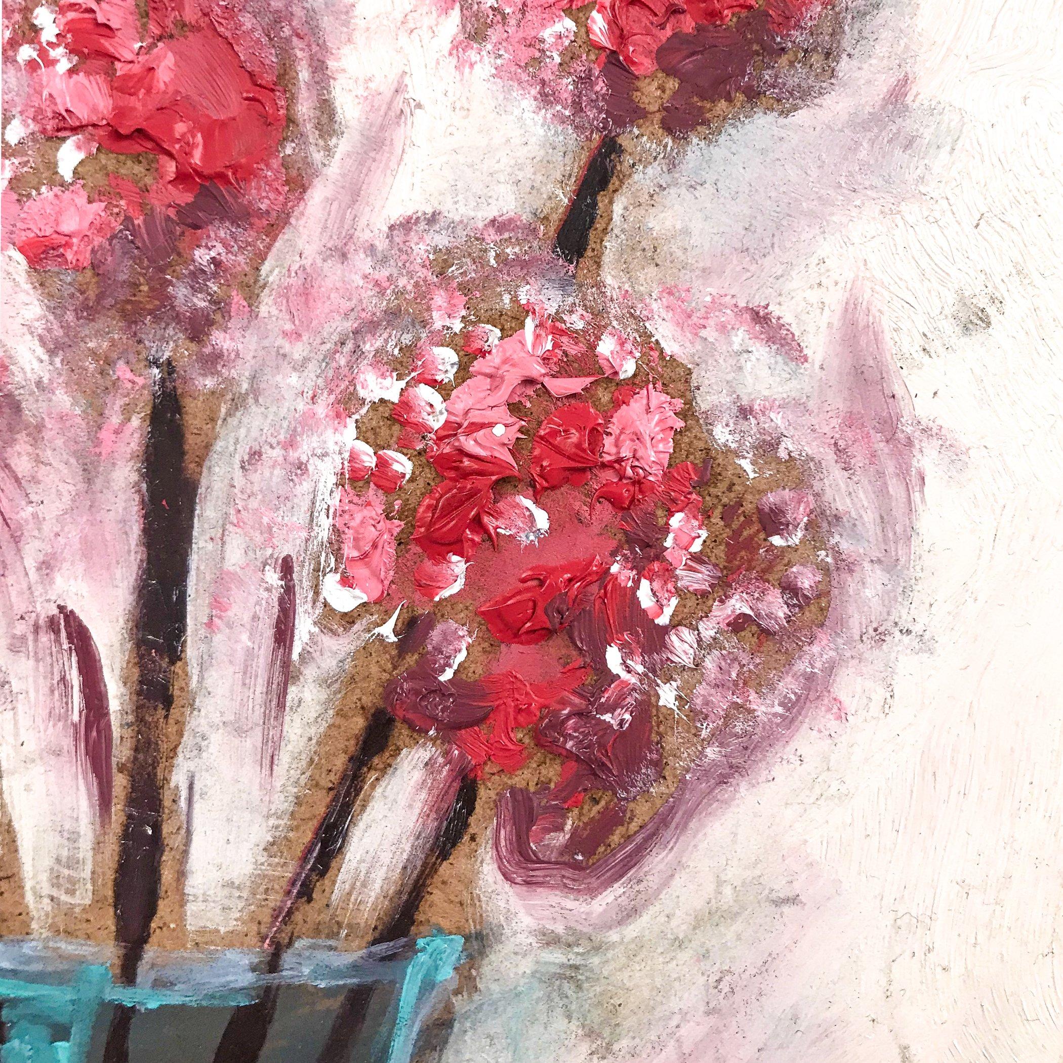 Fleurs - Painting de Mariam Lomidze