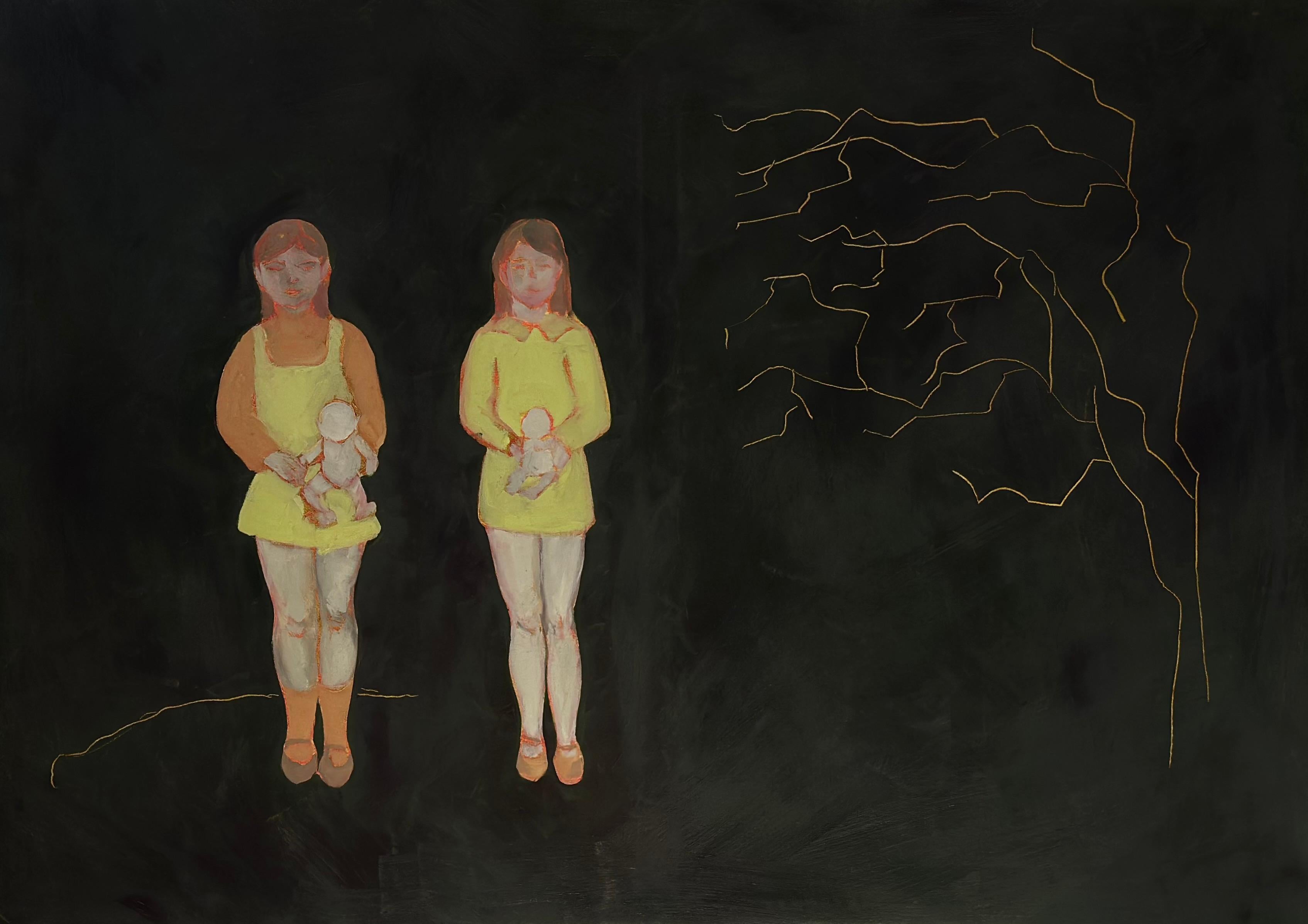 Huile sur toile,
Cadre en bois

Mariam Artistics est une artiste géorgienne née en 2002 qui vit et travaille à Tbilissi, en Géorgie. L'art a toujours été un élément fondamental de sa vie, évoluant vers une passion profonde et grandissante qui va