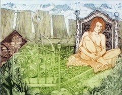 Quoting Bruno Schulz II - XXI century, Figurative print, Colourful