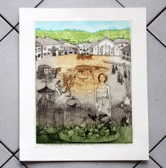 Quoting Bruno Schulz III - XXI century, Figurative print, Colourful, Poetry