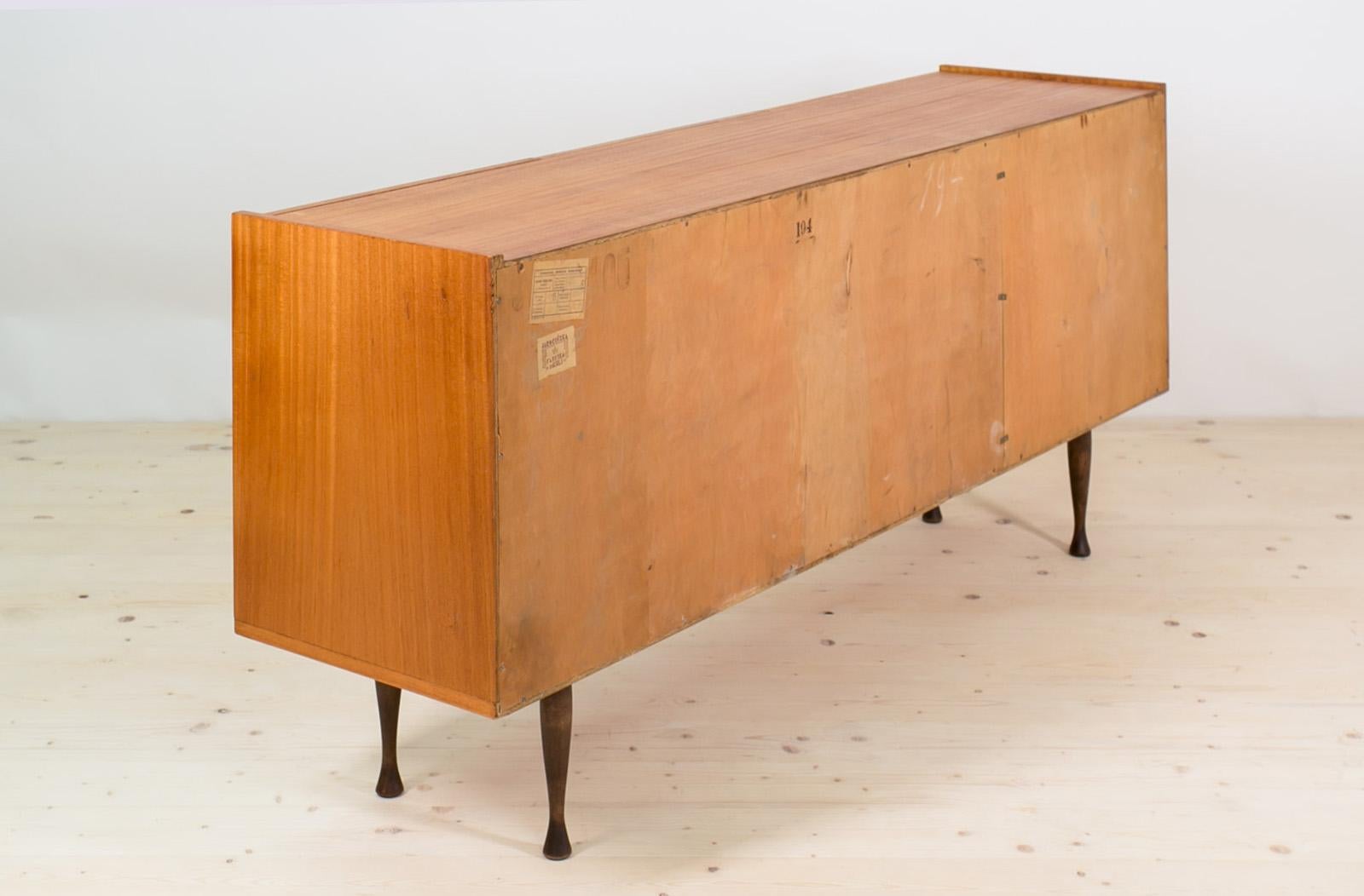 Marian Grabiński Sideboard, Mid Century Modern Elegance, 1950s For Sale 11