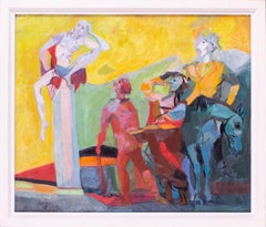 Opera espressionista del XX secolo dell'artista polacco/britannico Koscialkowski