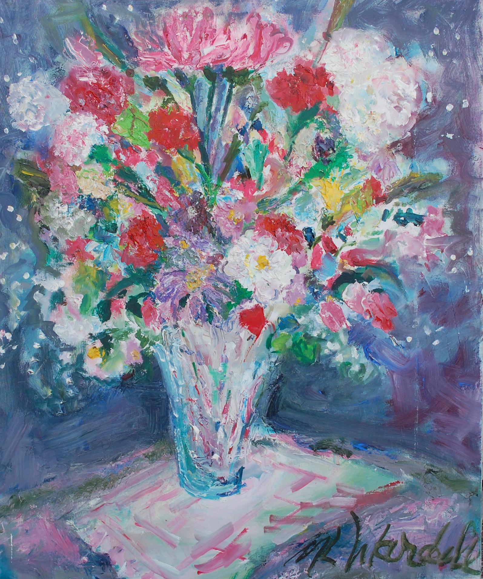  Summer Bouquet  - Painting by Marian Wardell