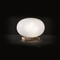 Mariana Pellegrino Soto 'Alba' Opaline Blown-Glass Table Lamp by Oluce