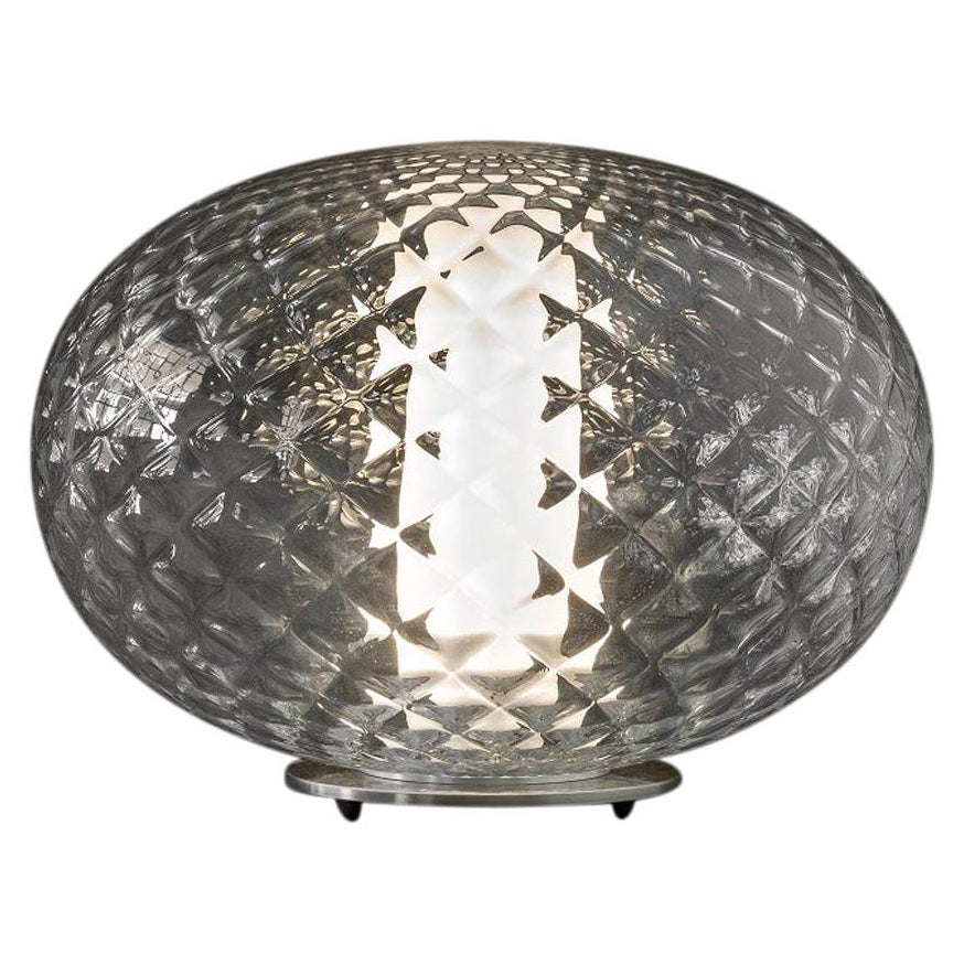 Lampe de bureau Mariana Pellegrino Soto 'Recuerdo' en verre soufflé texturé par Oluce en vente