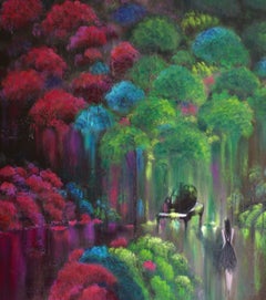 Rebus: The Garden, Day 6 (Large Abstract Contemporary Painting)
