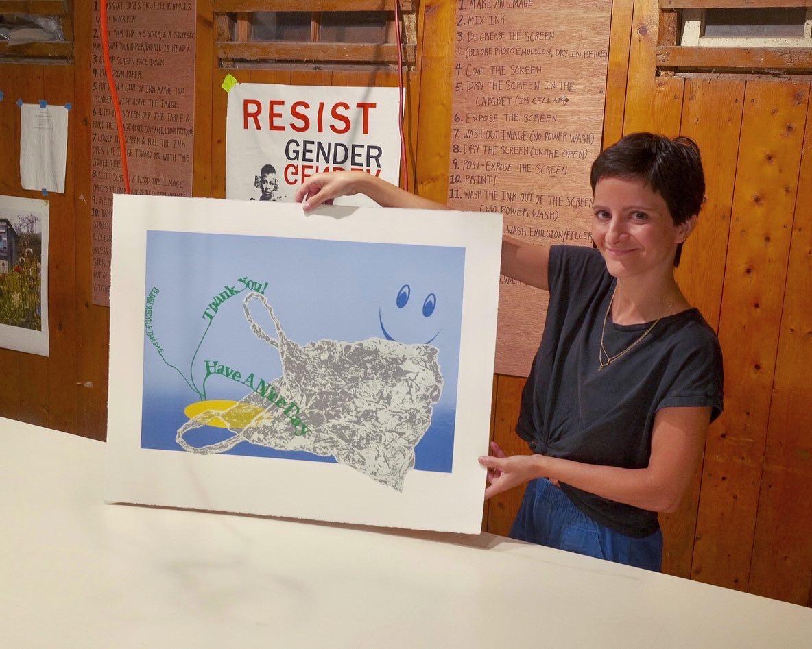 Plastic on Paper is an edition of 30 screenprints made with Wassaic Project’s Edition Program. I worked with master printer McKinzie Trotta to translate my sculpture processes into a silkscreen.

This is a variable edition, meaning that each print