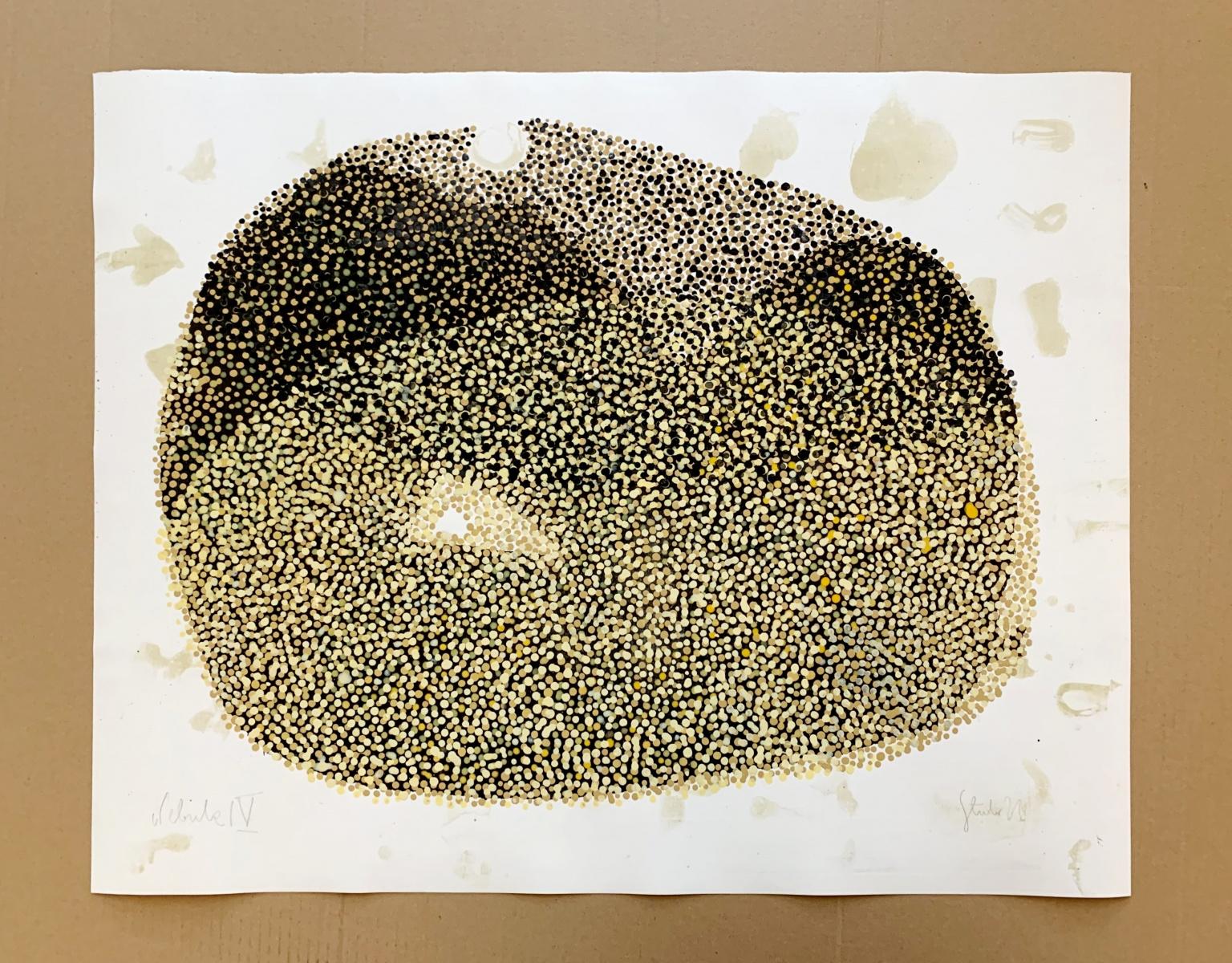 Nebula 4 - Zeitgenössischer Druck, Abstraktion, Acryl auf Papier – Print von Marianna Stuhr