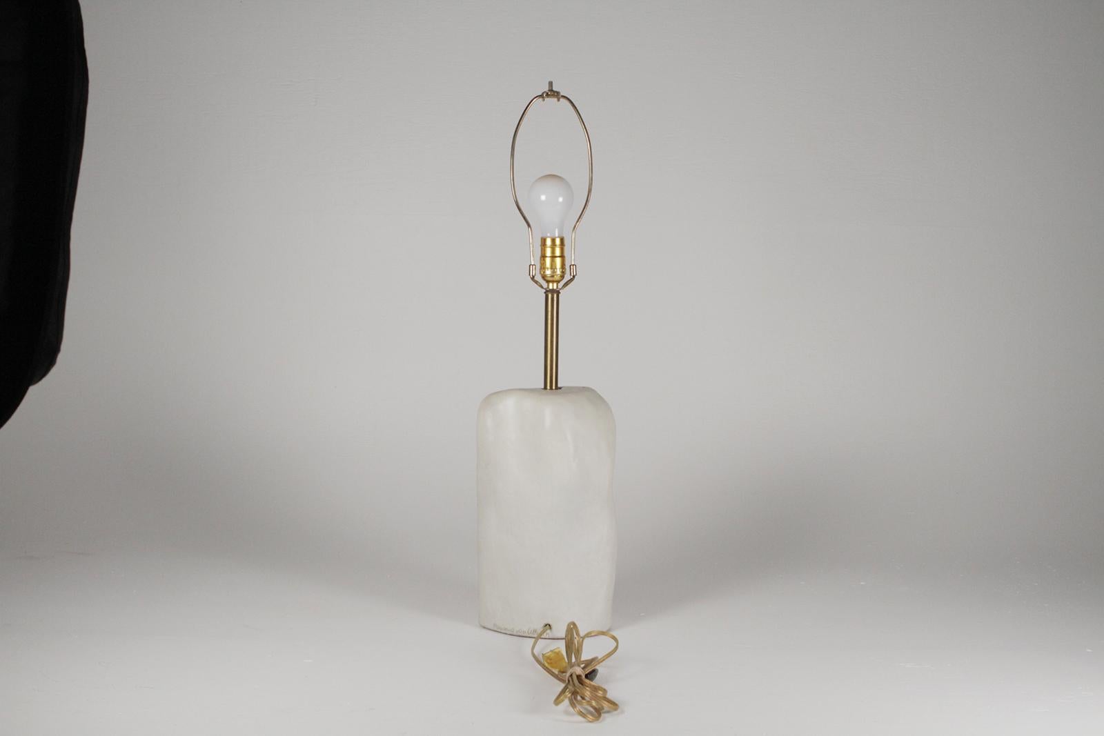 American Marianna von Allerich Cubist Midcentury Table Lamp