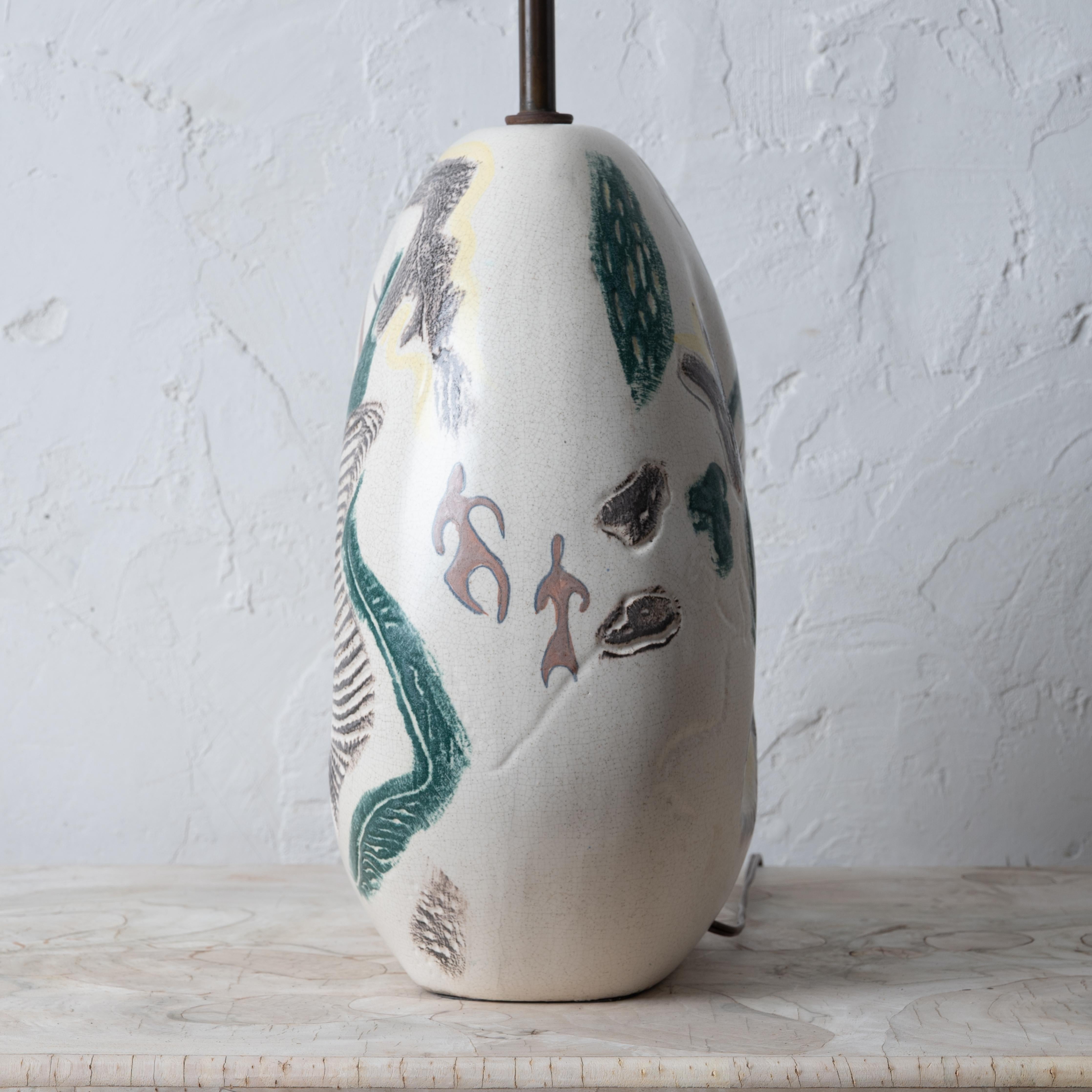 Marianna von Allesch Lampe de table sculpturale Attributed, années 1950 en vente 2