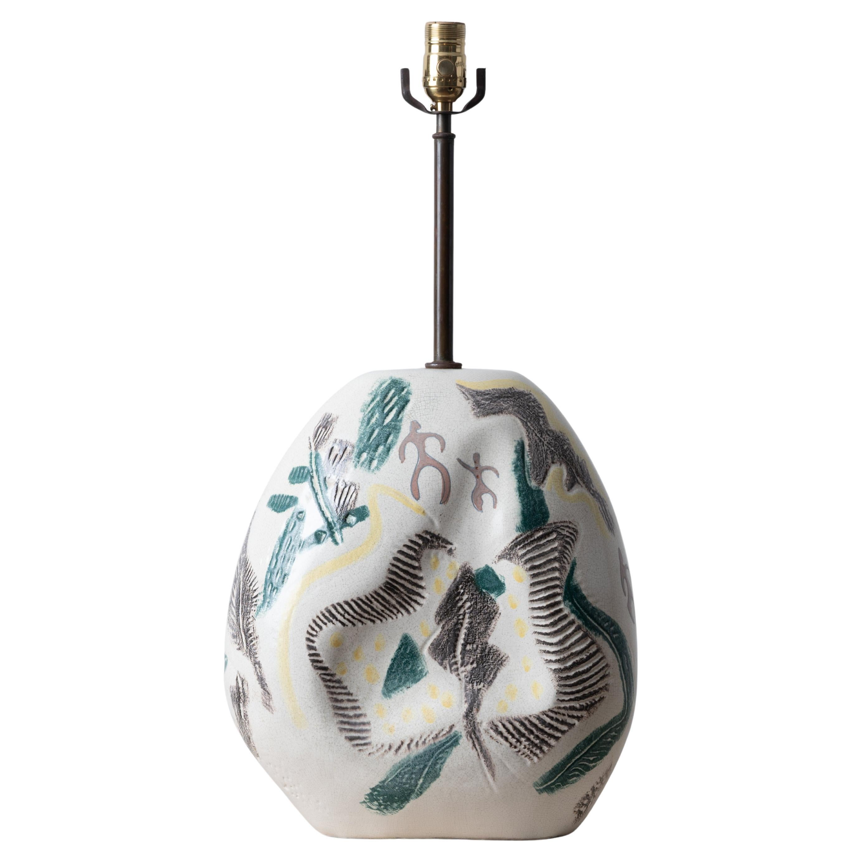 Marianna von Allesch Lampe de table sculpturale Attributed, années 1950 en vente