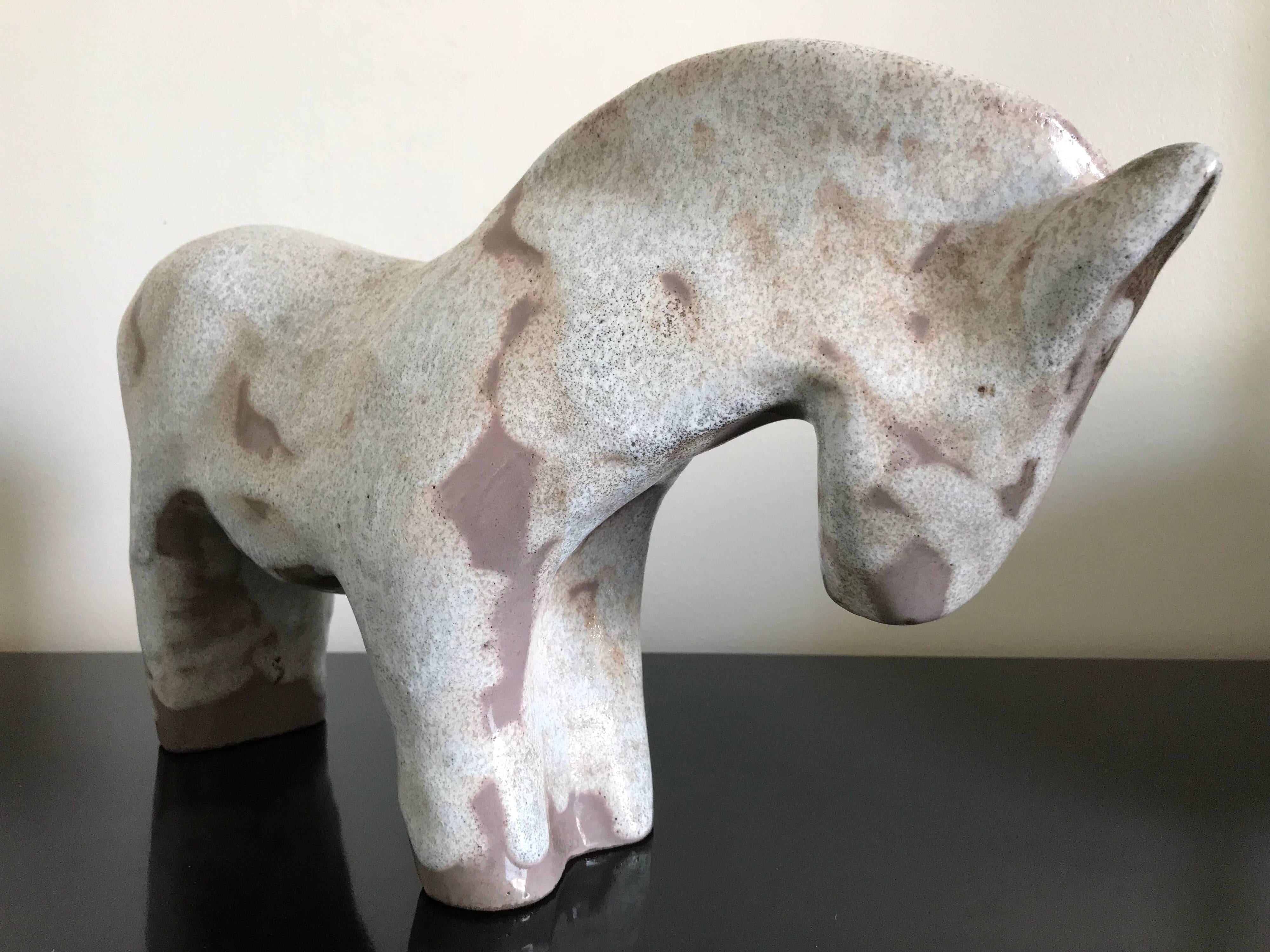 Marianna von Allesch Ceramic Horse Sculpture For Sale 2