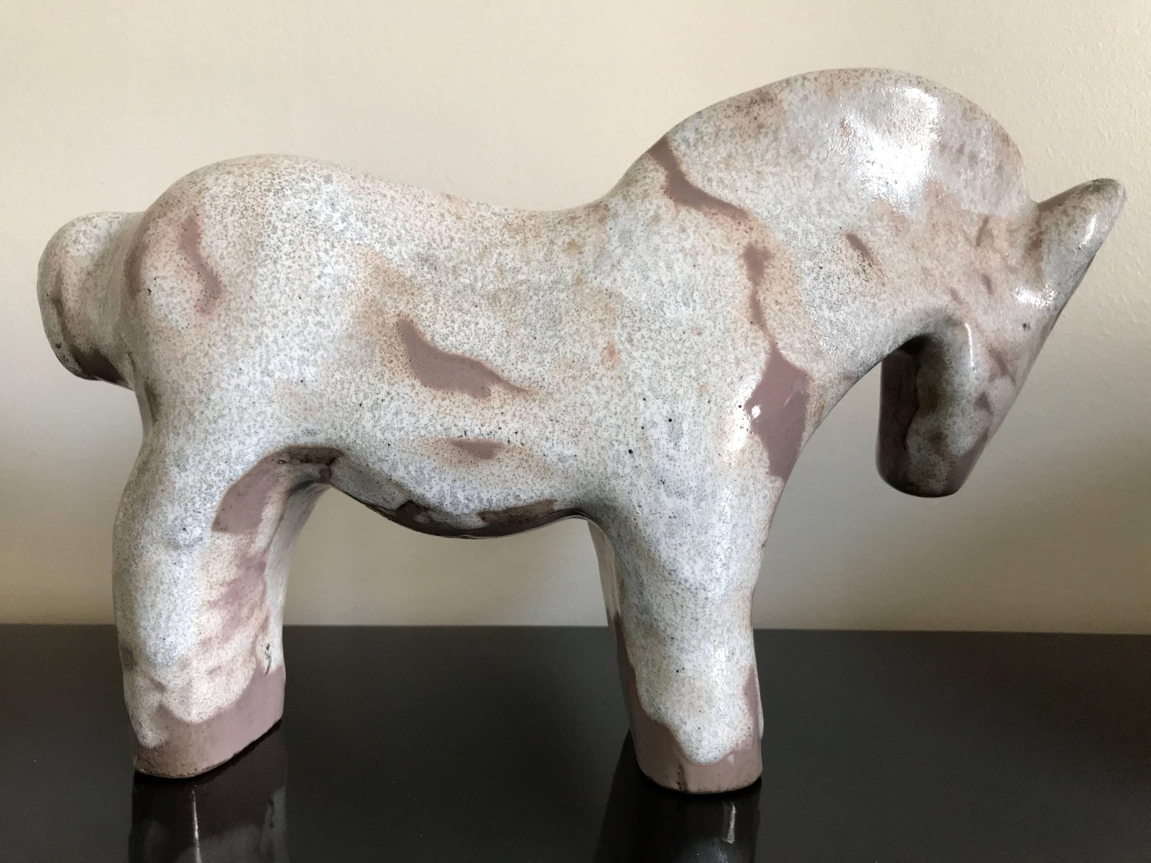 Marianna von Allesch Ceramic Horse Sculpture For Sale 3