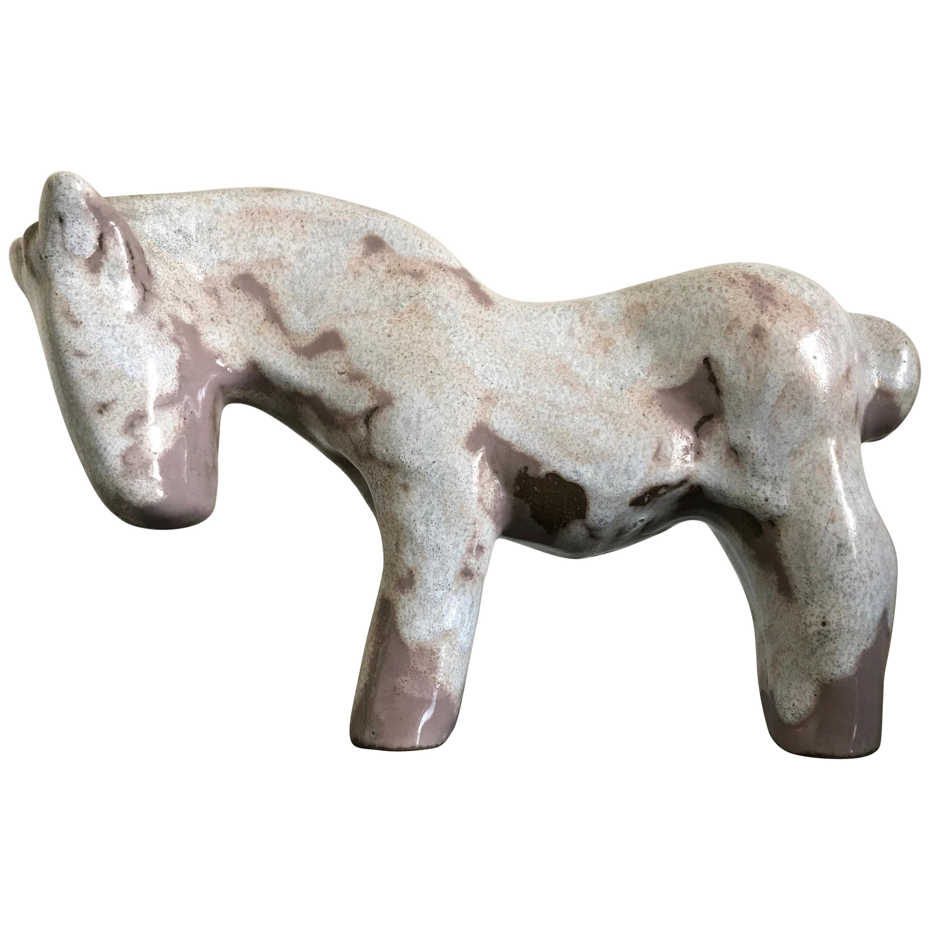 Marianna von Allesch Ceramic Horse Sculpture For Sale