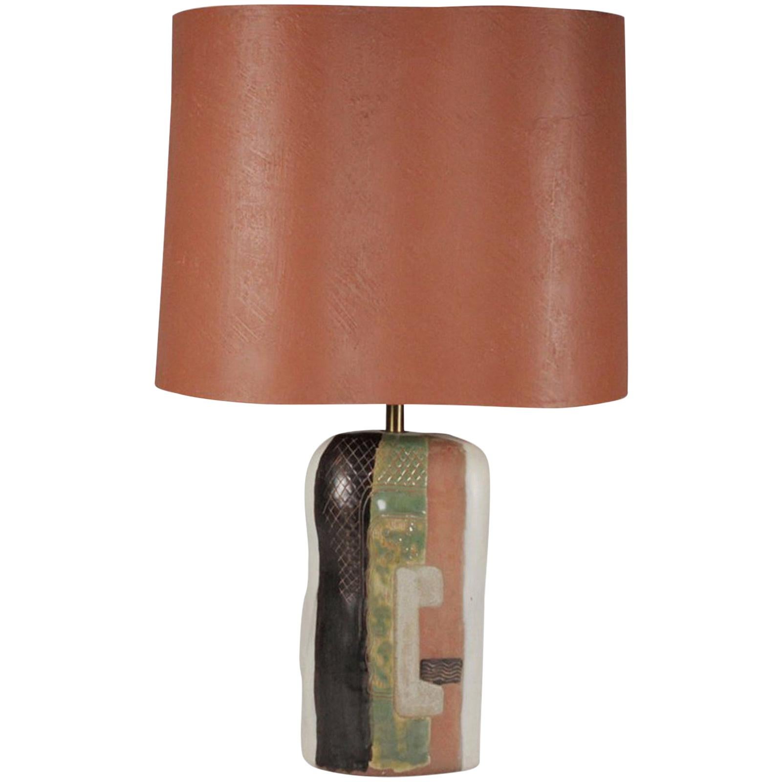 Marianna von Allesch Cubist Midcentury Table Lamp